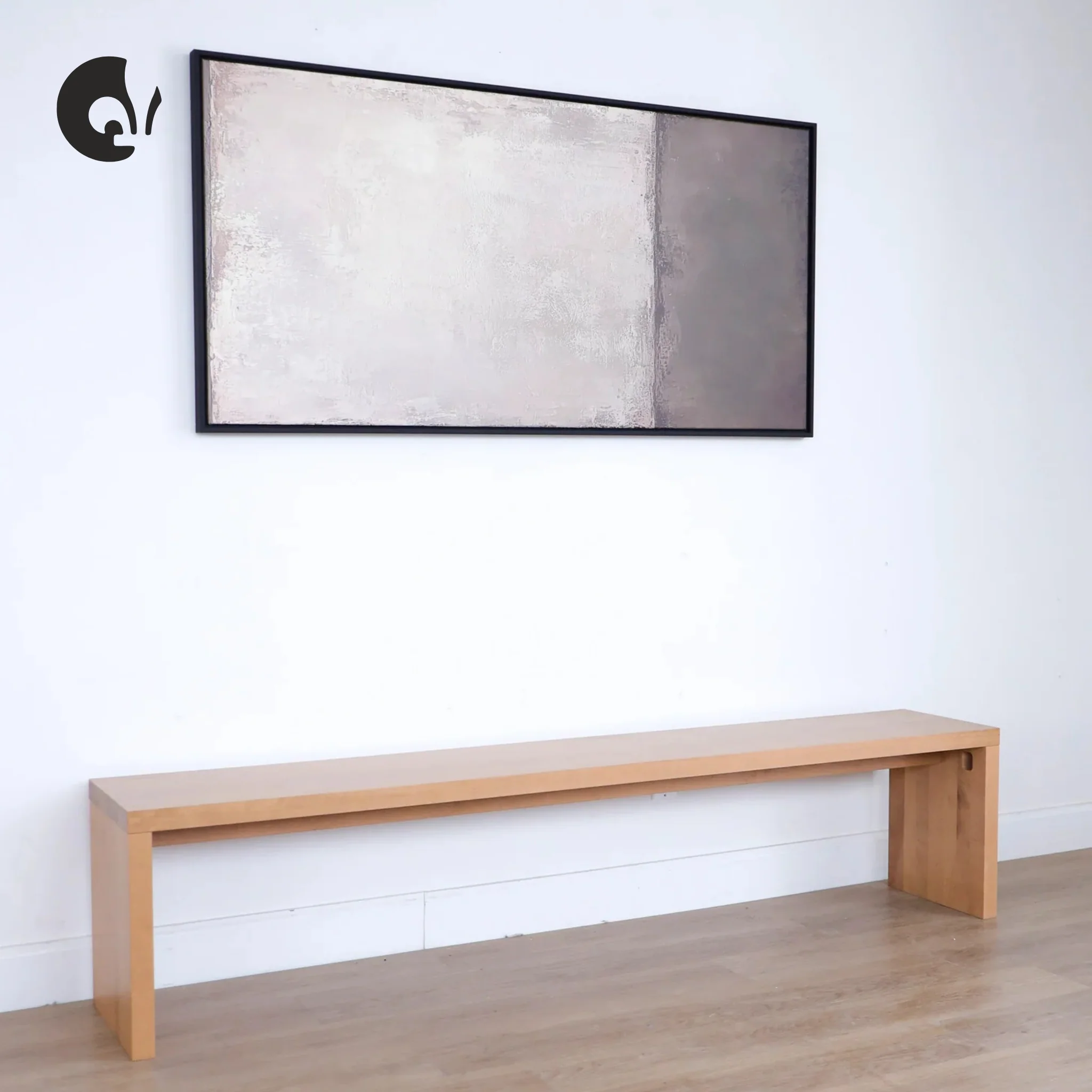 Banc Robin en merisier blond