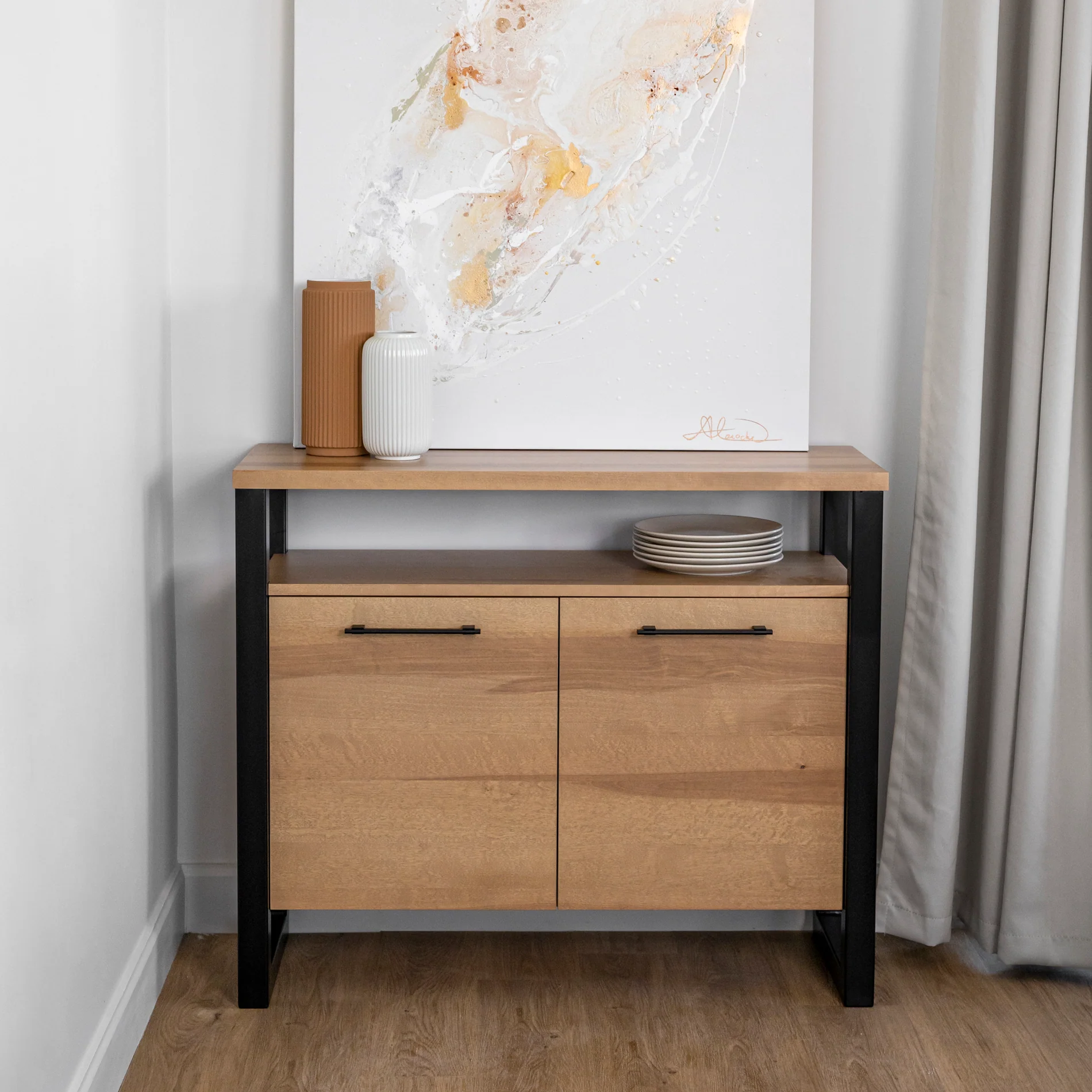 Buffet en merisier blond - Augusta - Image 9