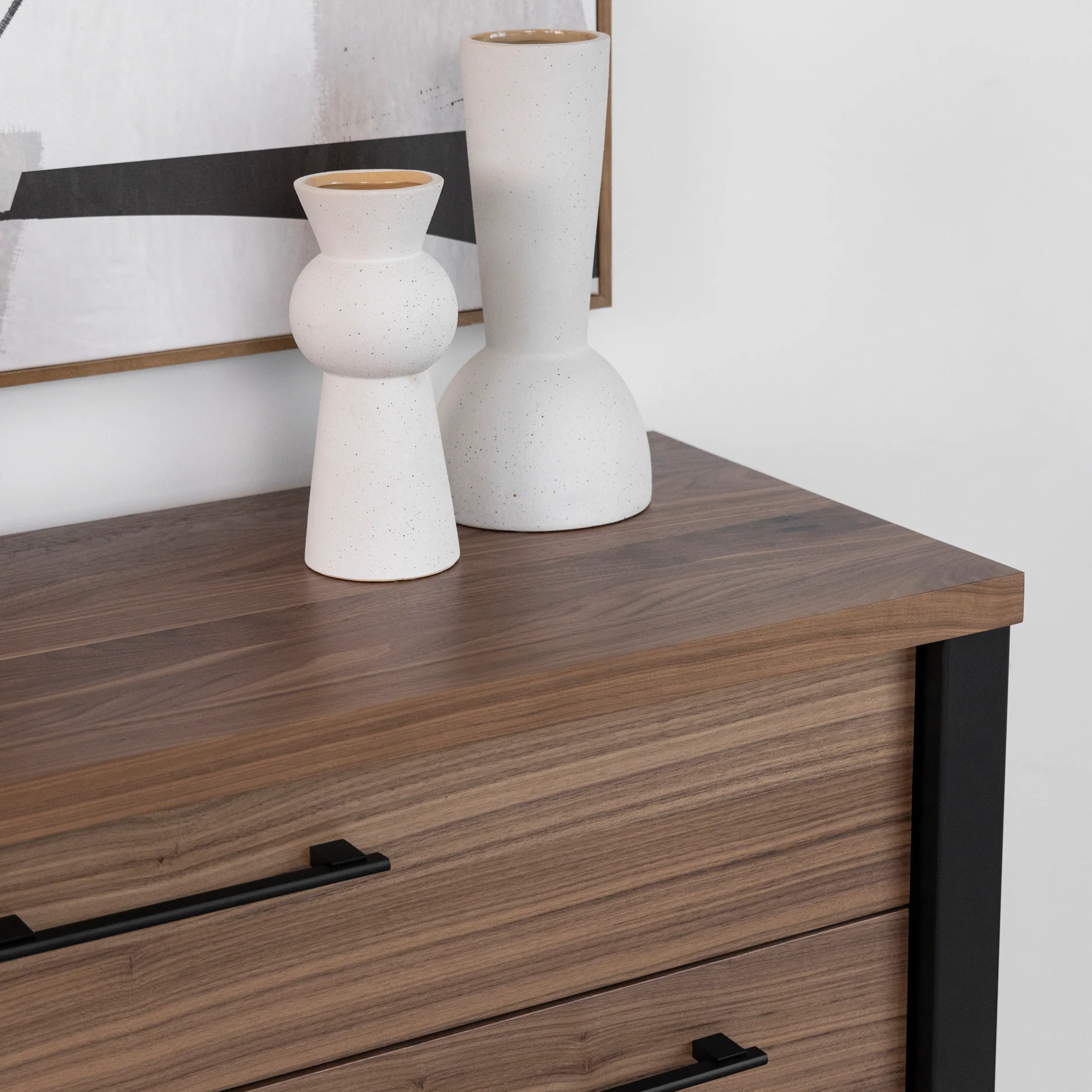 Buffet en noyer naturel - Augusta - Image 12