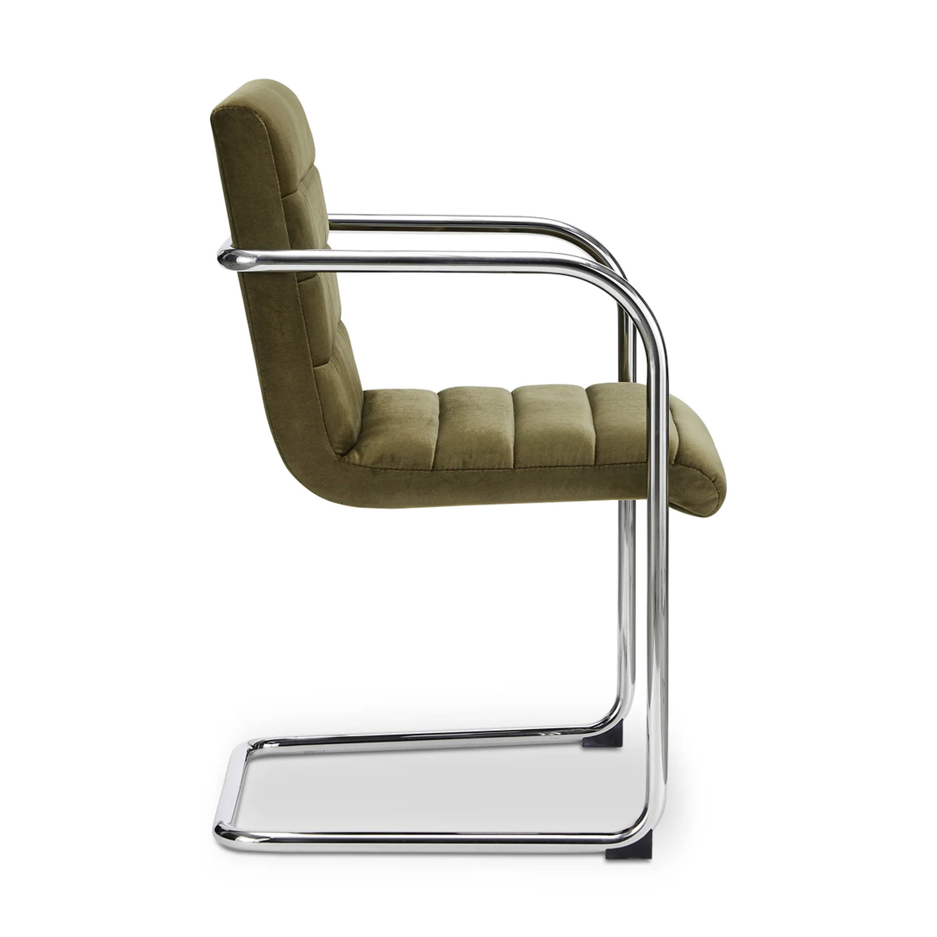Chaise de cuisine en fibre verte olive - Giorgio