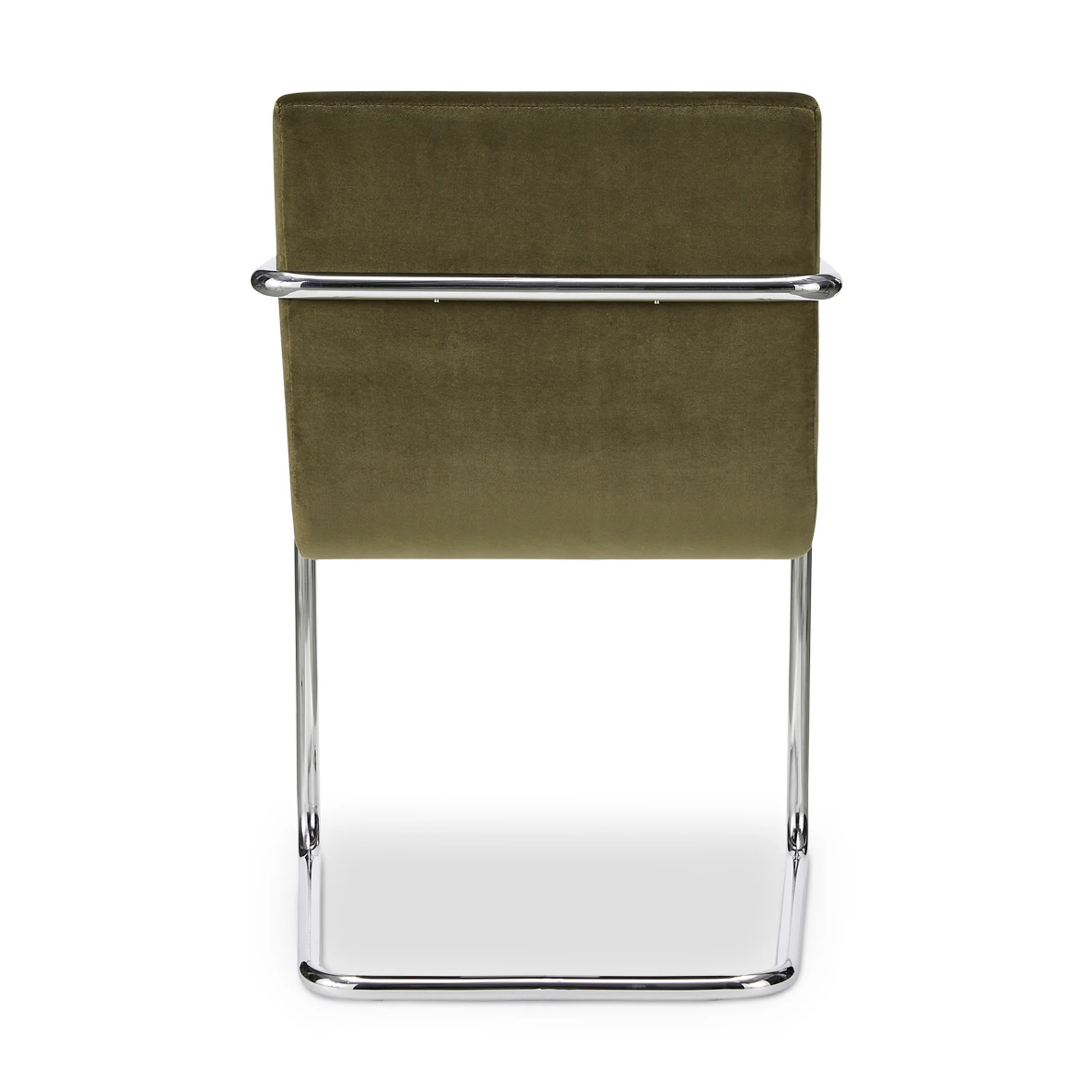 Chaise de cuisine en fibre verte olive - Giorgio - Image 4