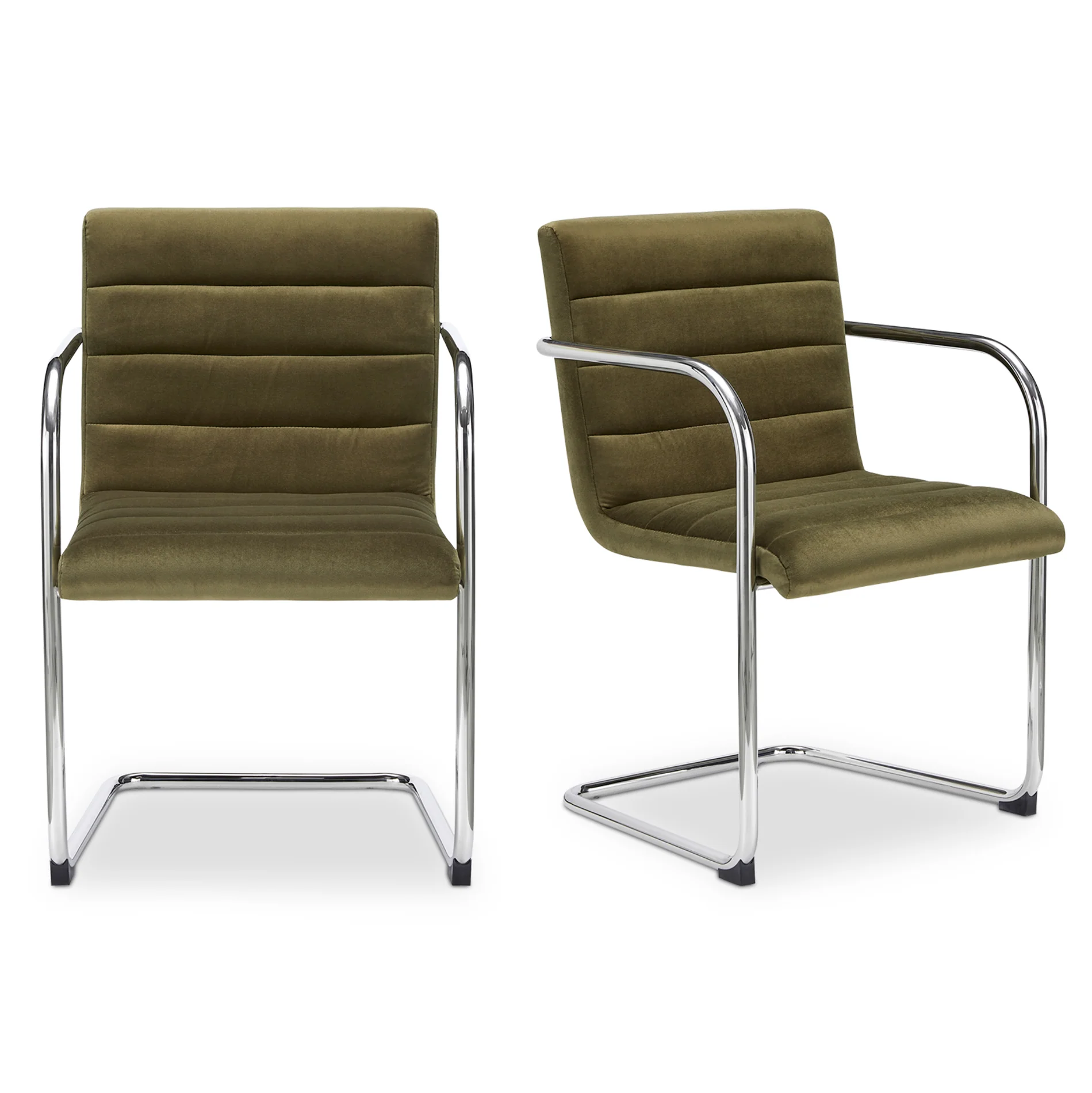 Chaise de cuisine en fibre verte olive - Giorgio - Image 7