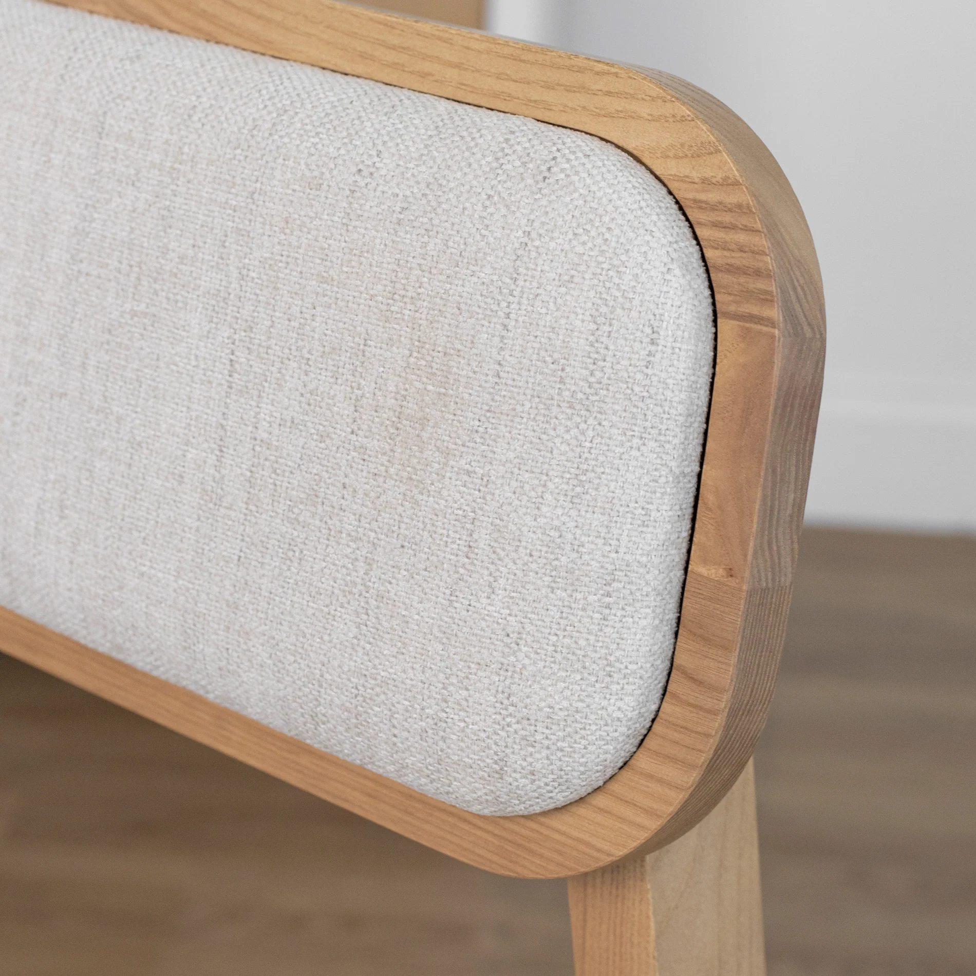 Chaise de cuisine en tissu sablon et frêne blond - Nora - Image 9