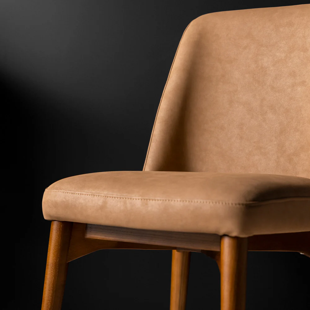 Chaise de cuisine en cuir végane - Odile - Image 10