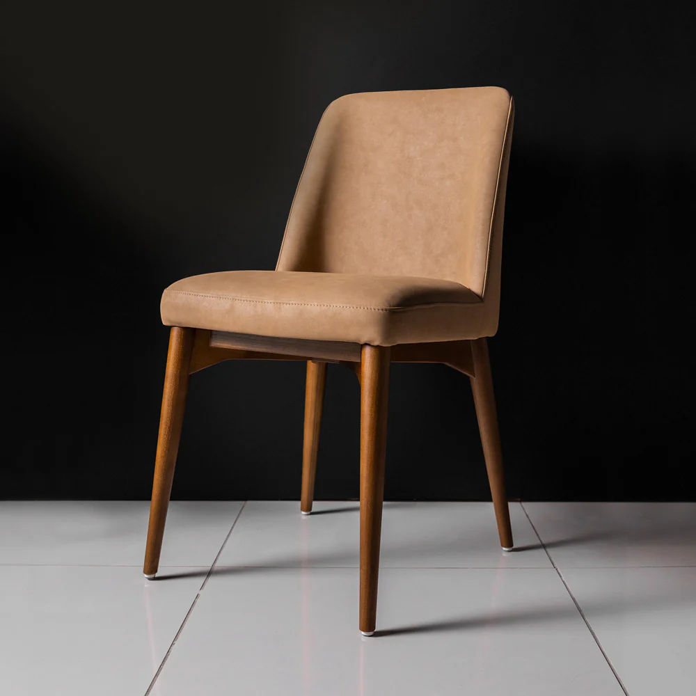 Chaise de cuisine en cuir végane - Odile - Image 11