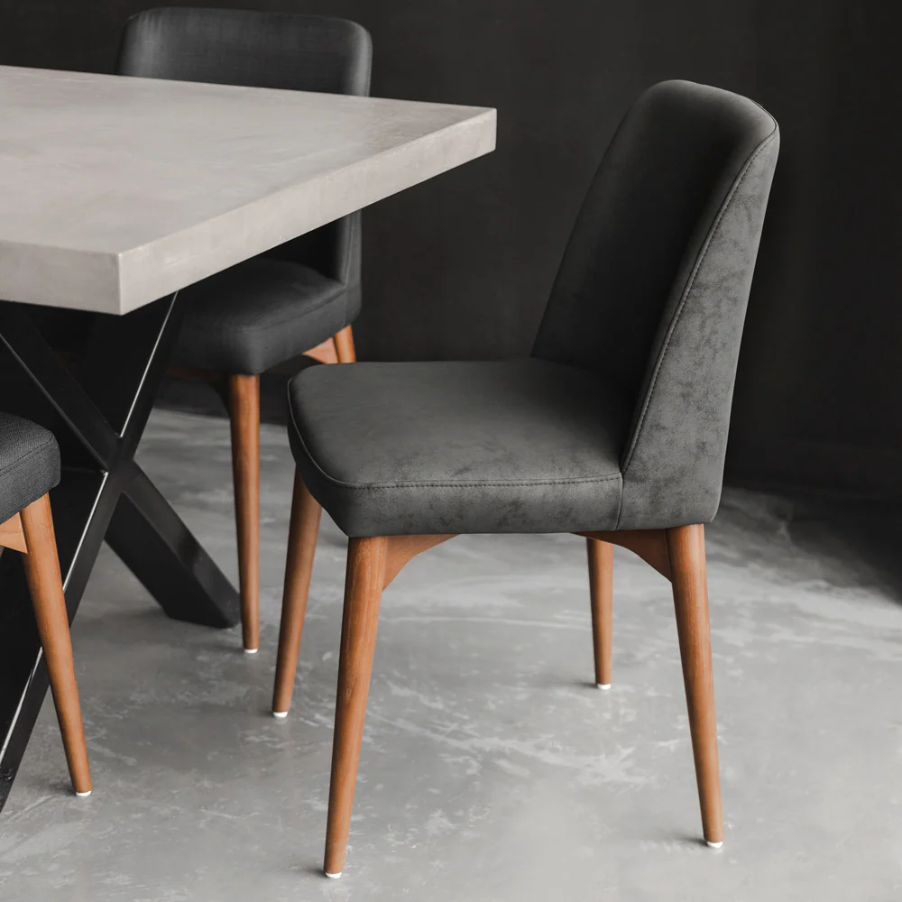 Chaise de cuisine en cuir végane - Odile - Image 12