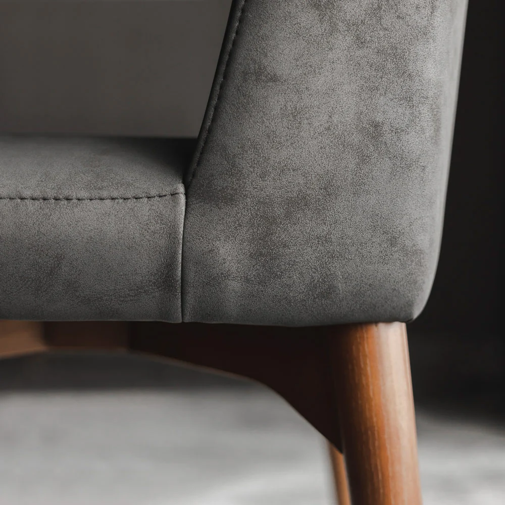 Chaise de cuisine en cuir végane - Odile - Image 14