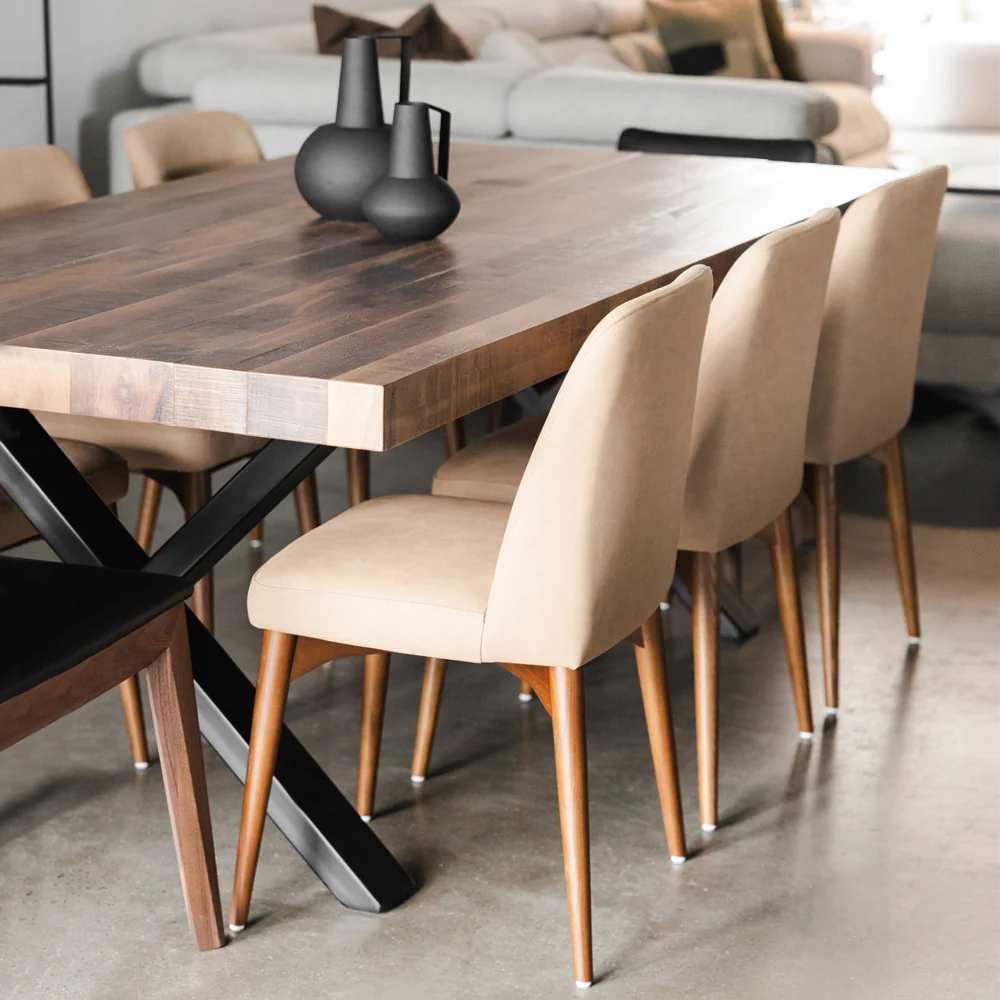 Chaise de cuisine en cuir végane - Odile - Image 4