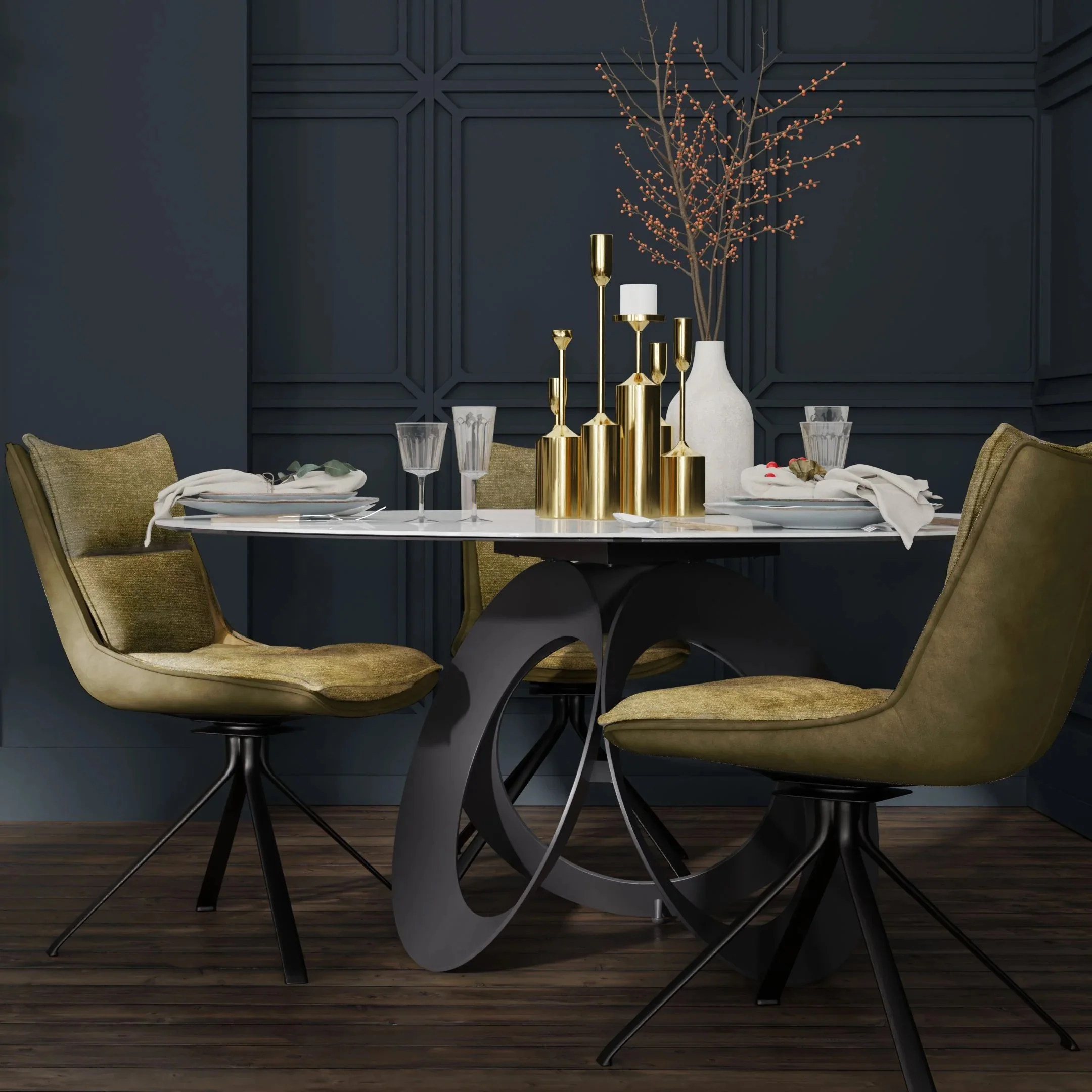 Chaise de cuisine pivotante - Palvin