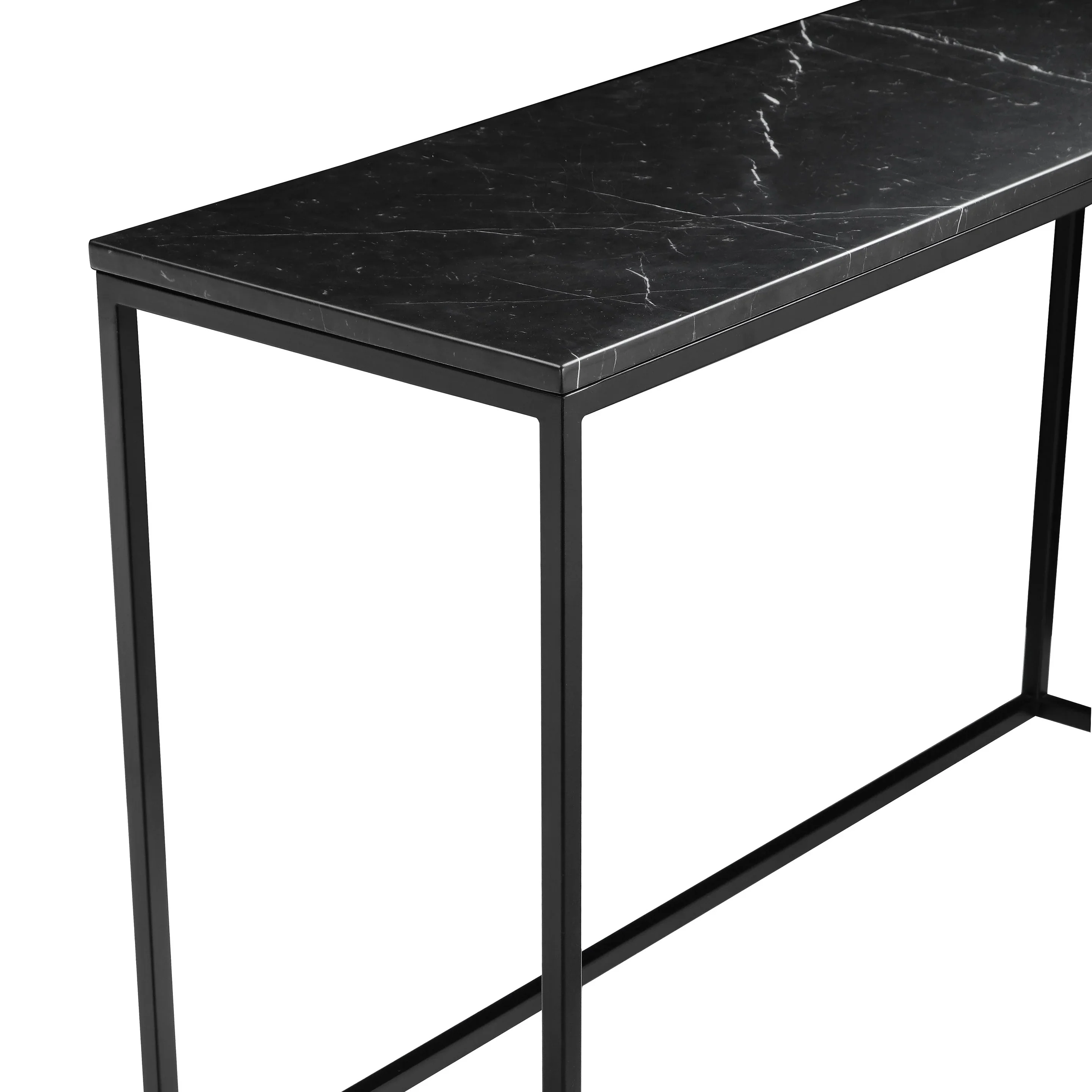 Table console en marbre noir - Phoenix - Image 4