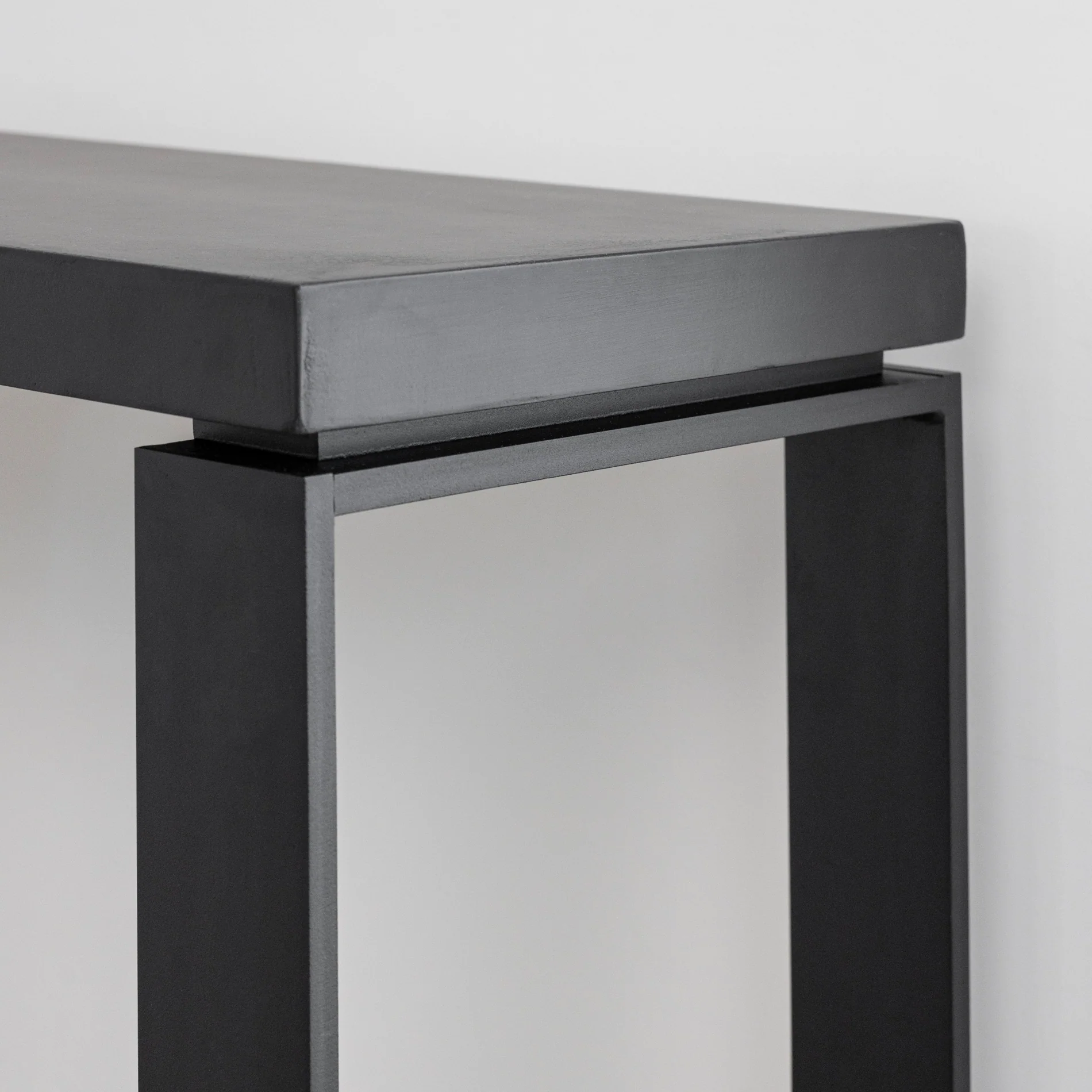 Table console en béton noir - Vérona - Image 3