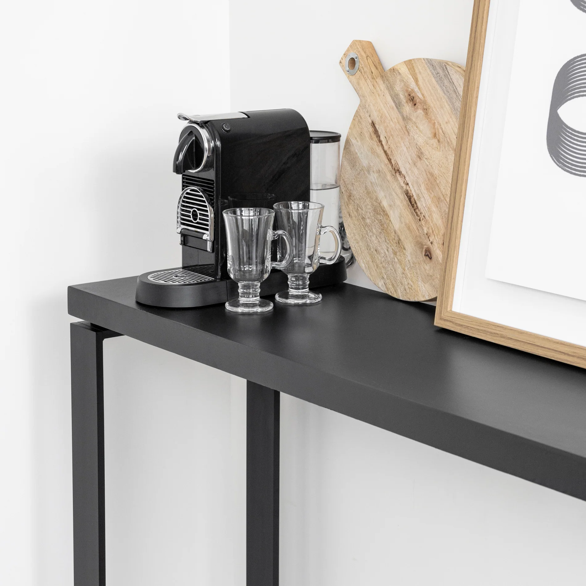 Table console en béton noir - Vérona - Image 4