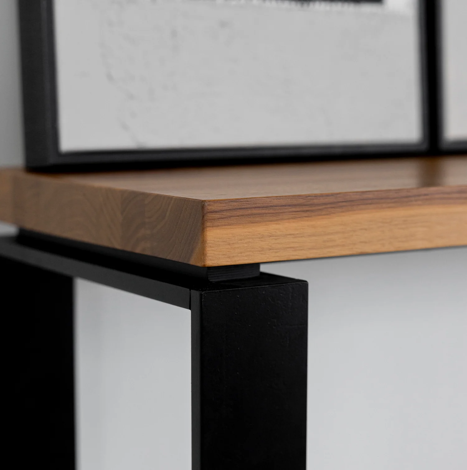 Table console en noyer naturel - Vérona - Image 3
