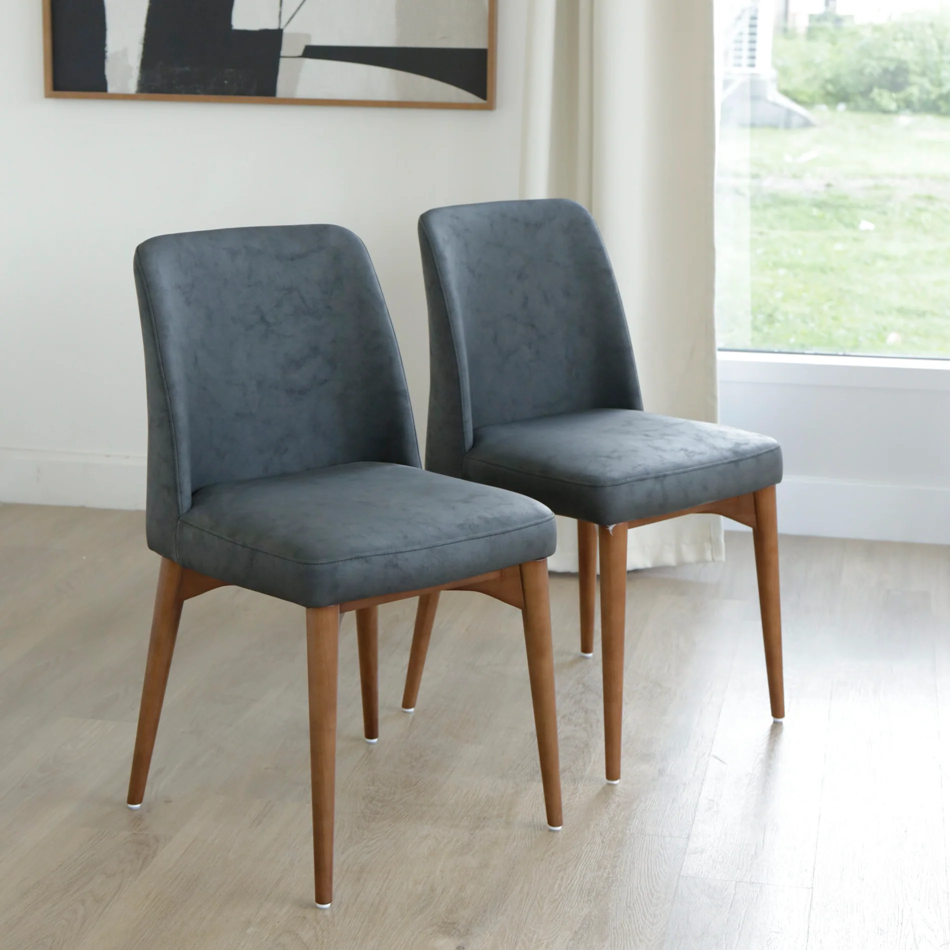 Ensemble de 2 chaises de cuisine  - Odile - Image 2