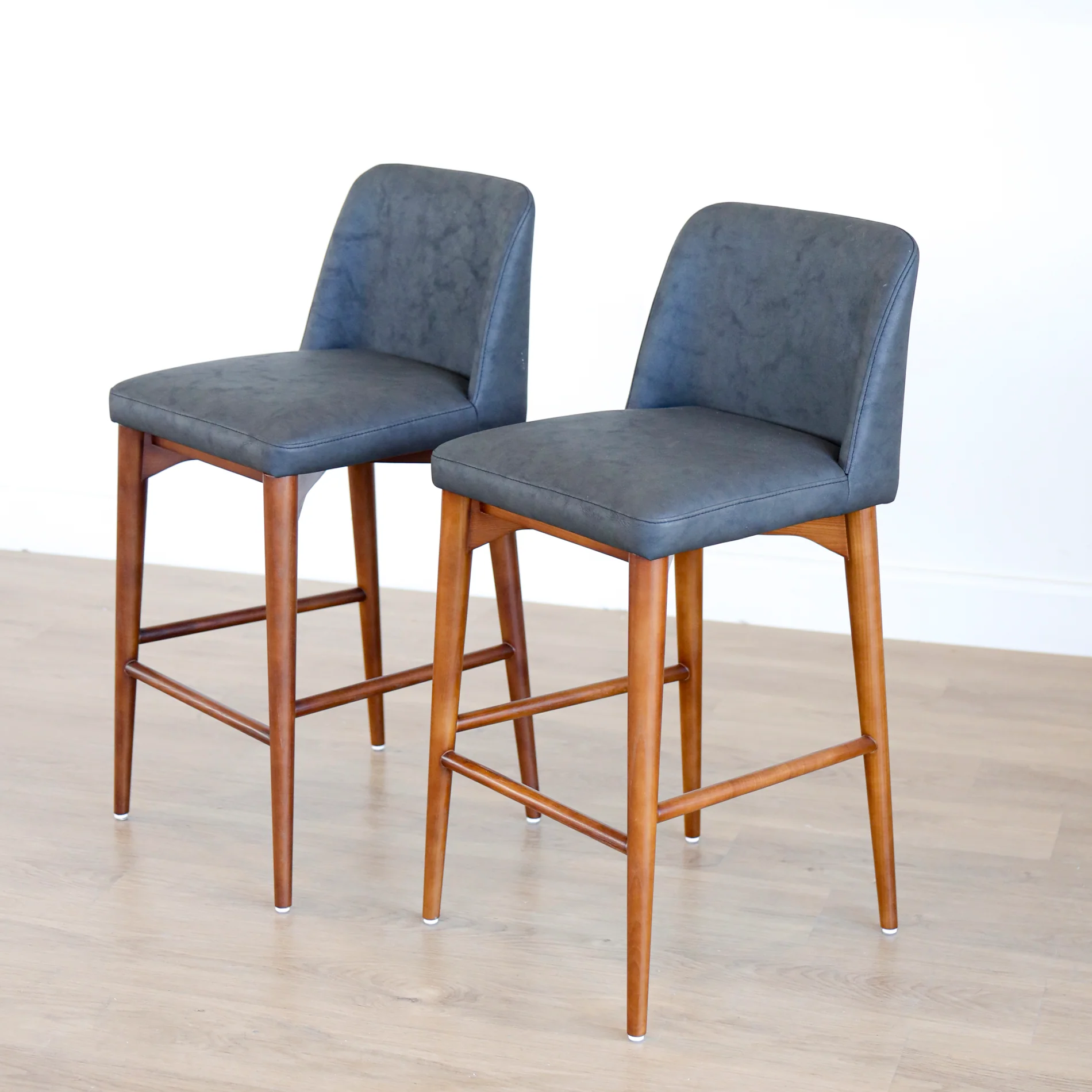 Ensemble de deux tabourets de comptoir - Odile - Image 2