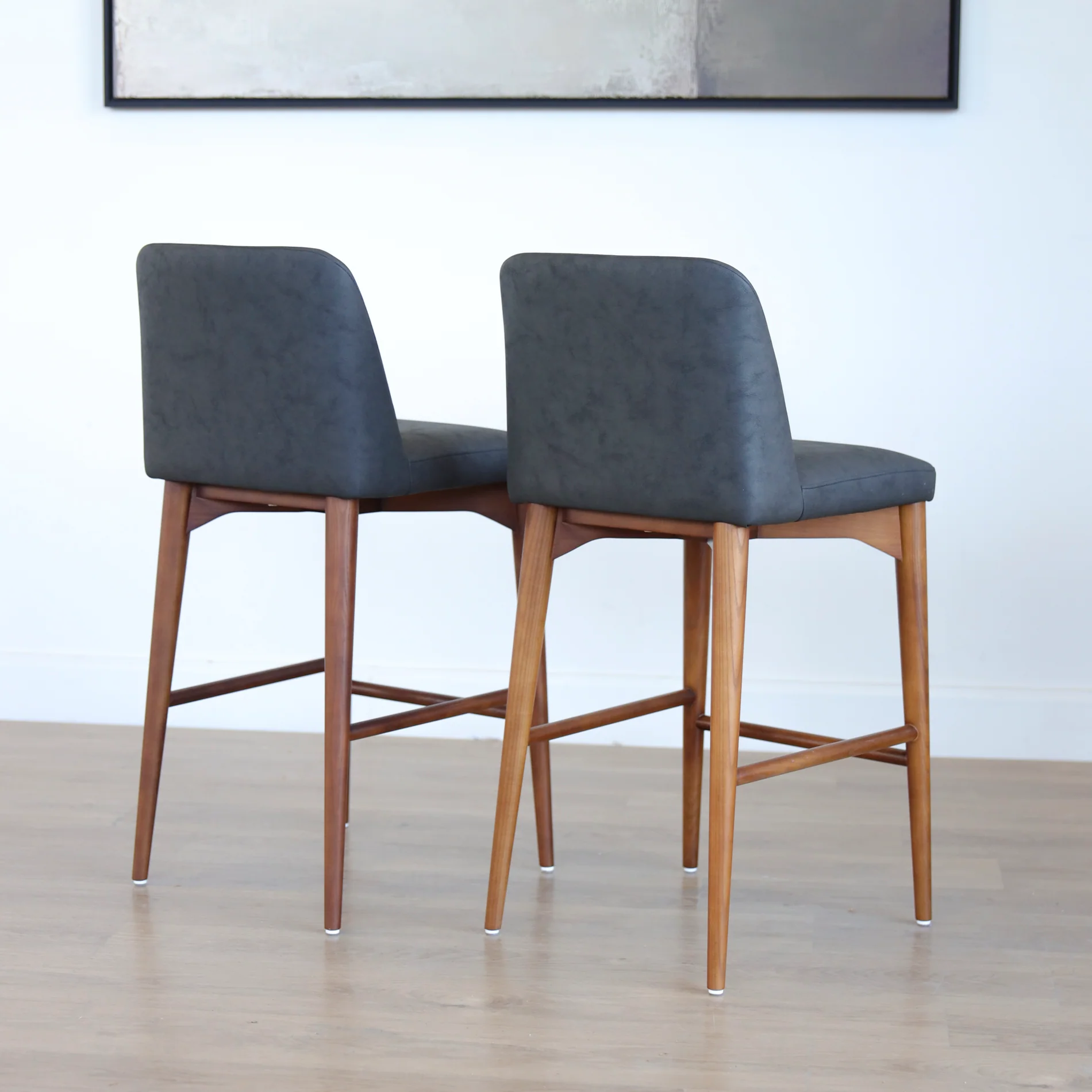 Ensemble de deux tabourets de comptoir - Odile - Image 4