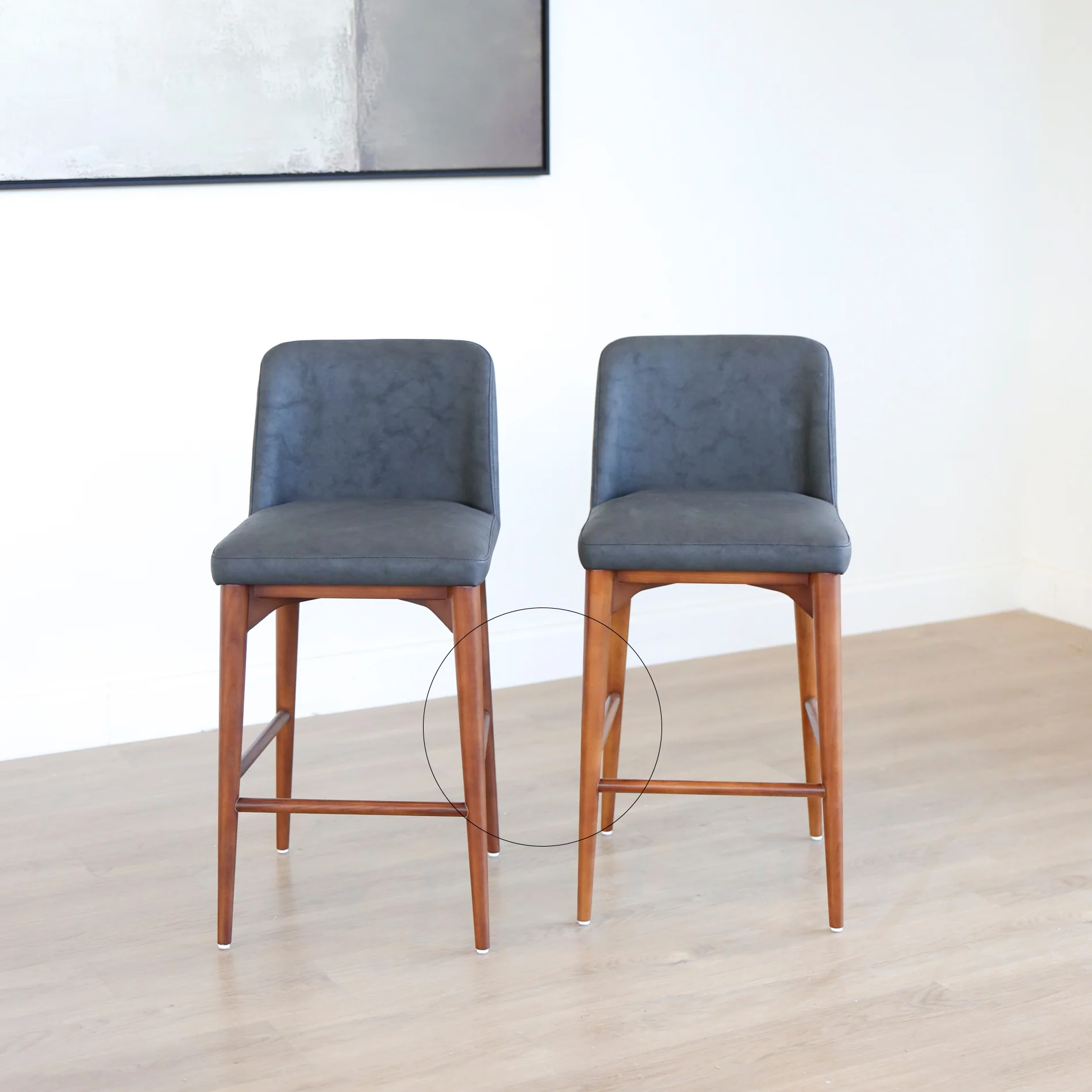 Ensemble de deux tabourets de comptoir - Odile - Image 8