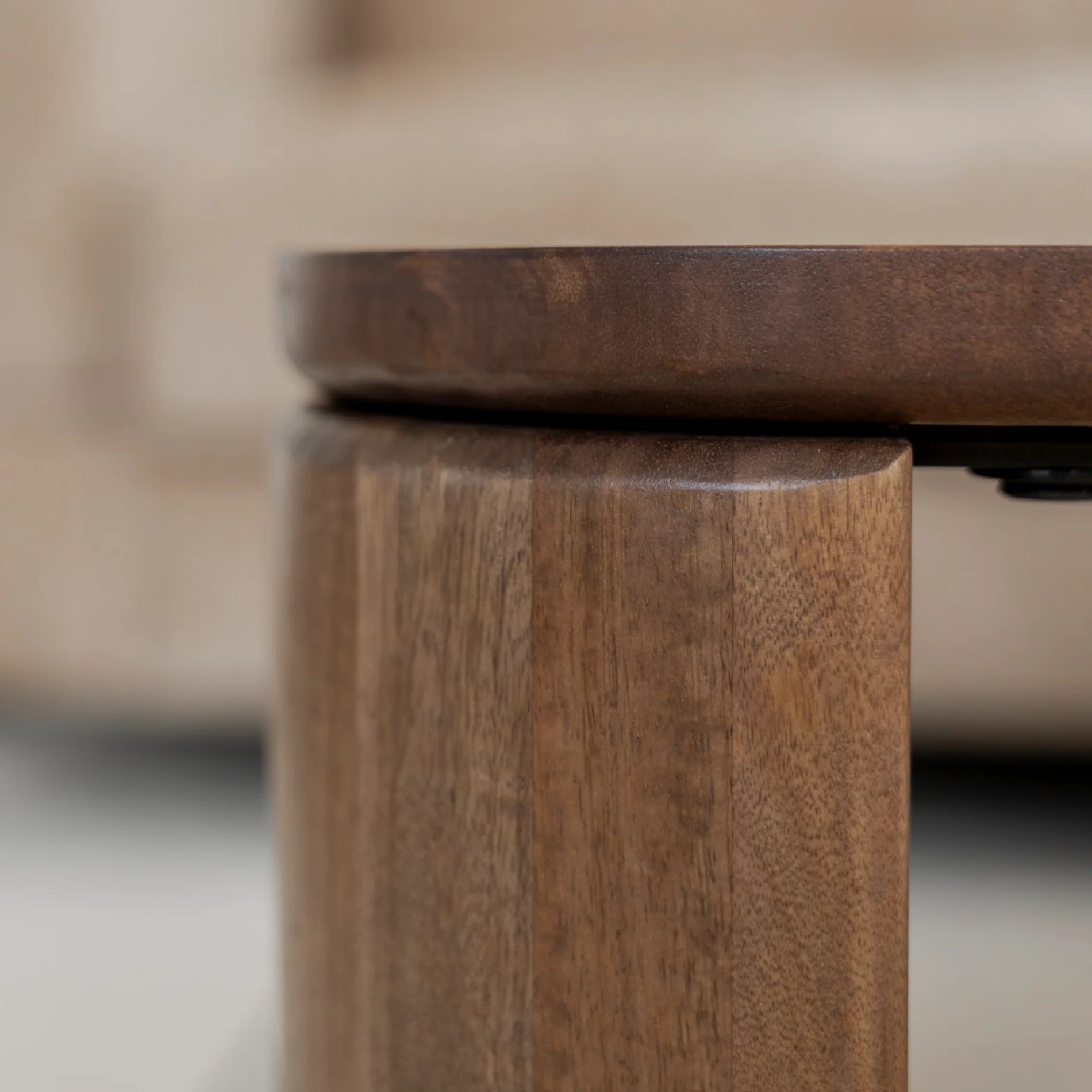 Ensemble de tables basses en manguier foncé - Anthony - Image 7