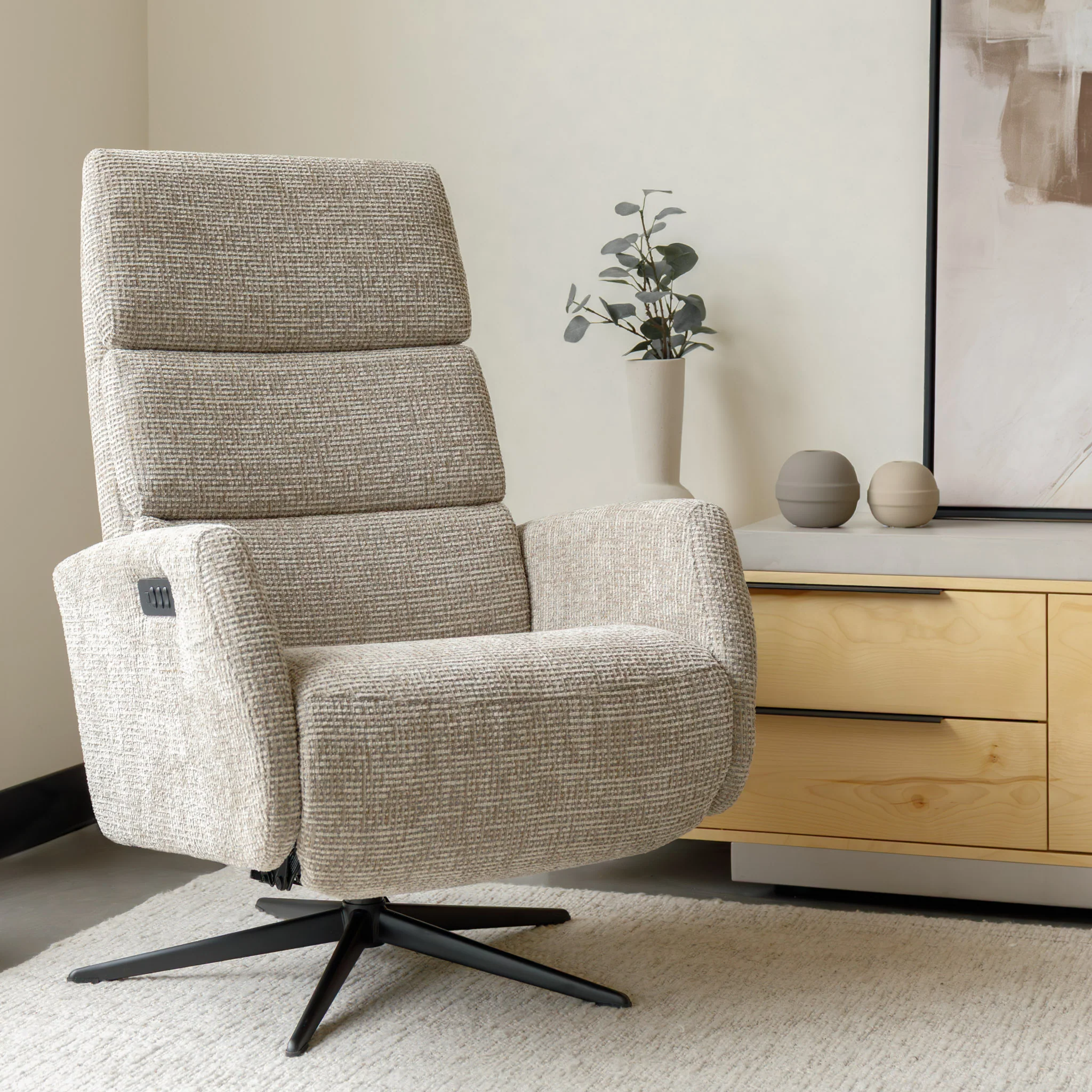 Fauteuil pivotant inclinable - Charlie