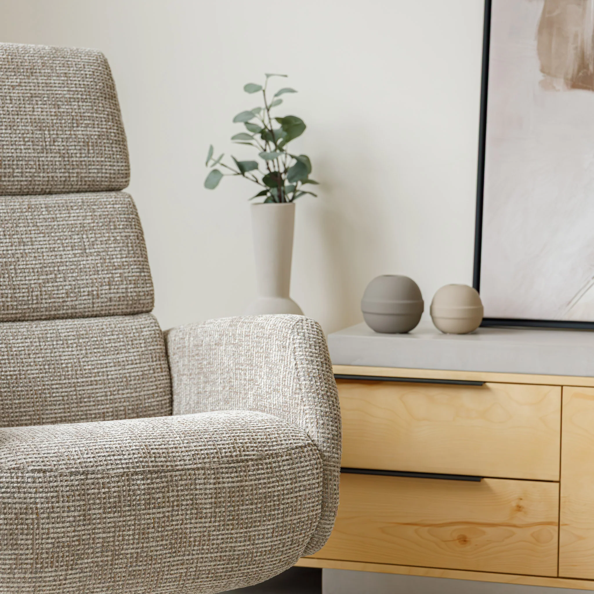 Fauteuil pivotant inclinable - Charlie - Image 12