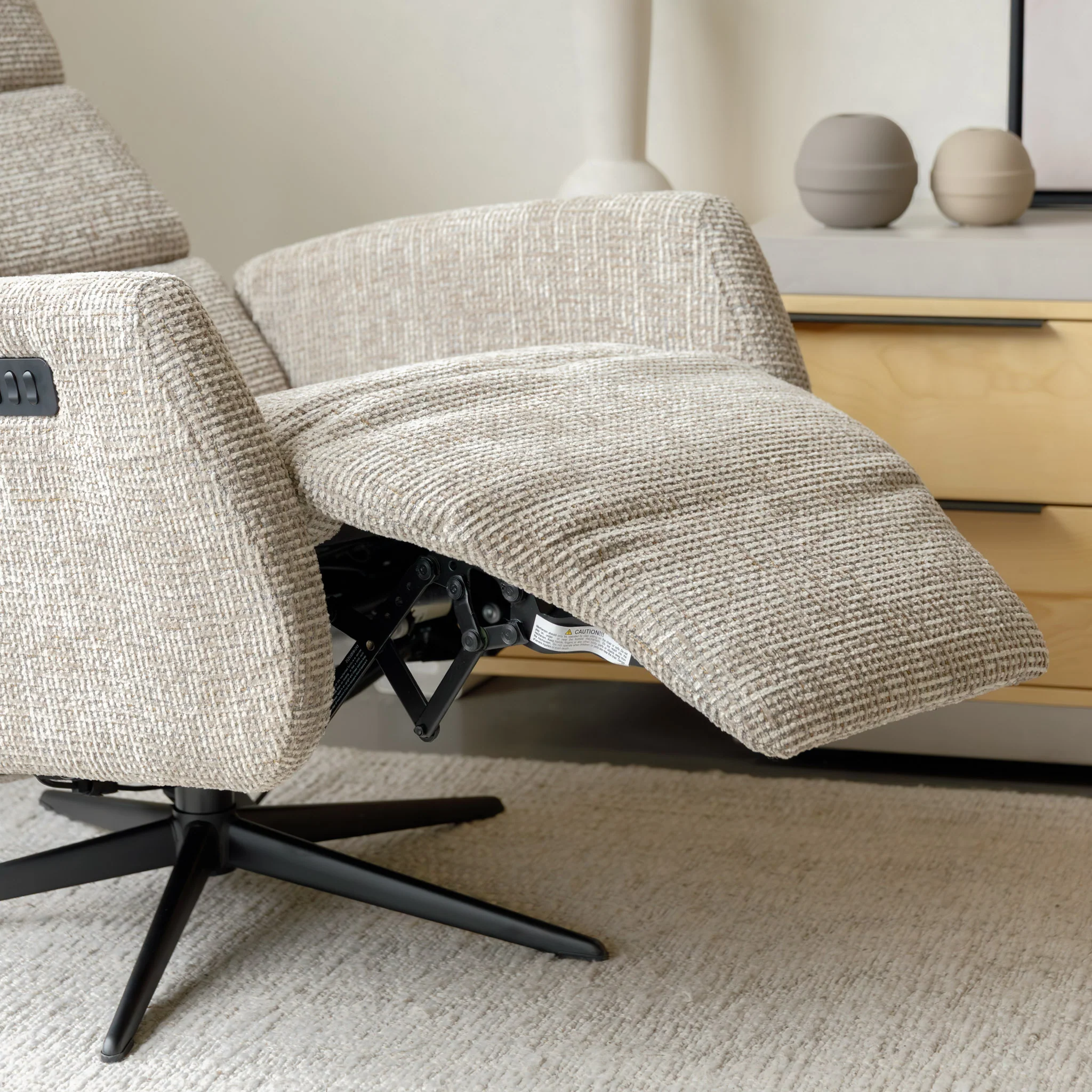 Fauteuil pivotant inclinable - Charlie - Image 6