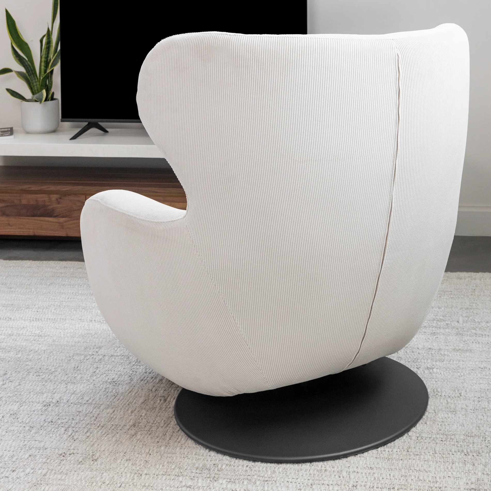Fauteuil Winston Zéro Gravité en velours côtelé - Image 6
