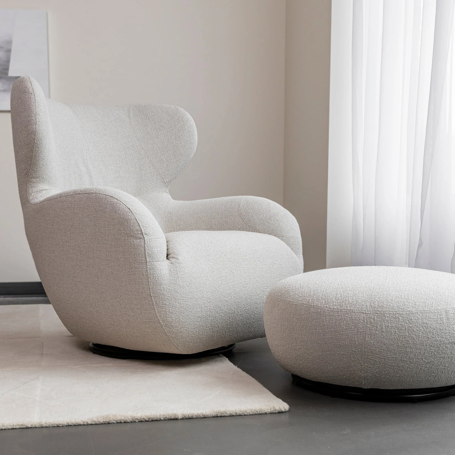 Fauteuil pivotant - Winston - Image 4