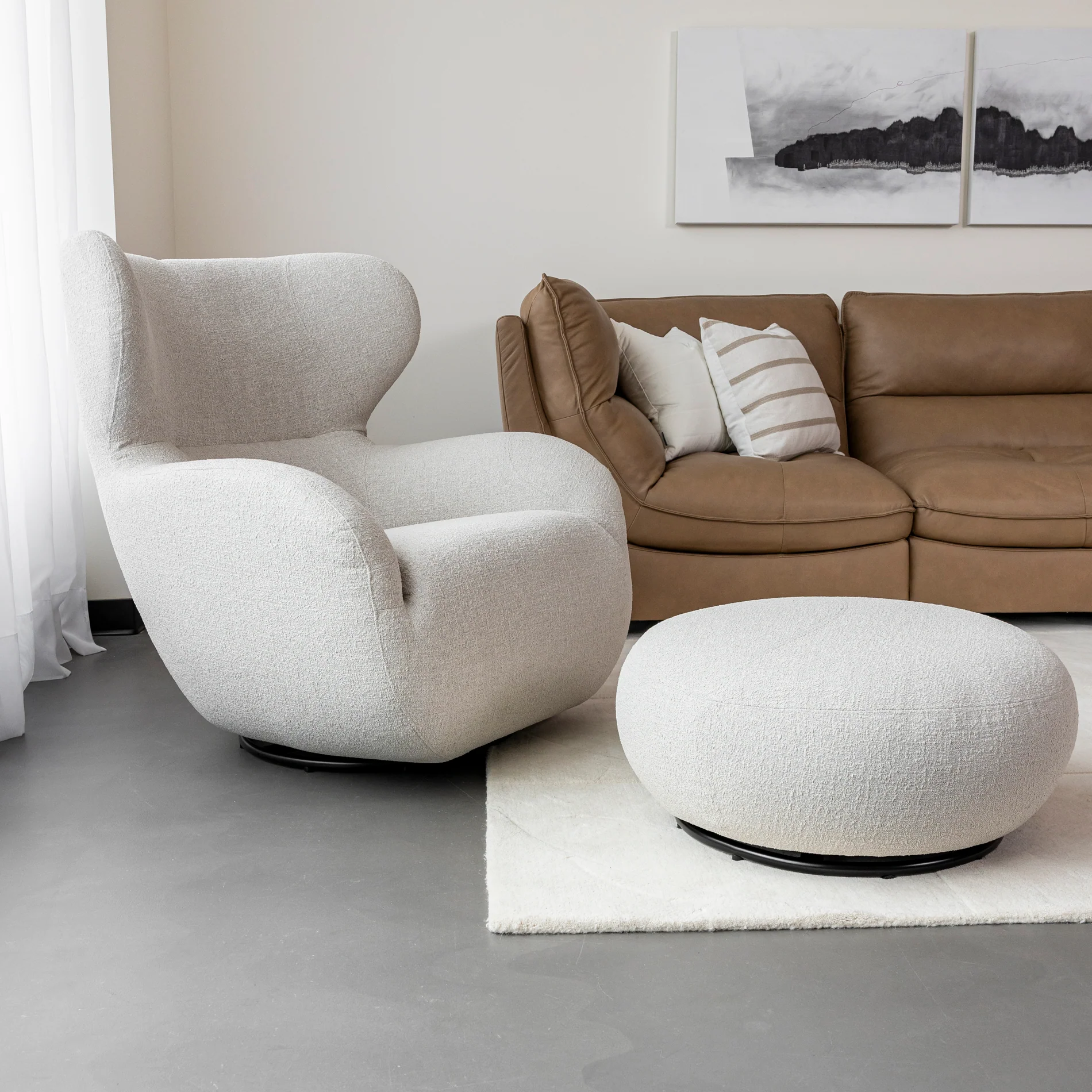 Fauteuil pivotant - Winston - Image 5