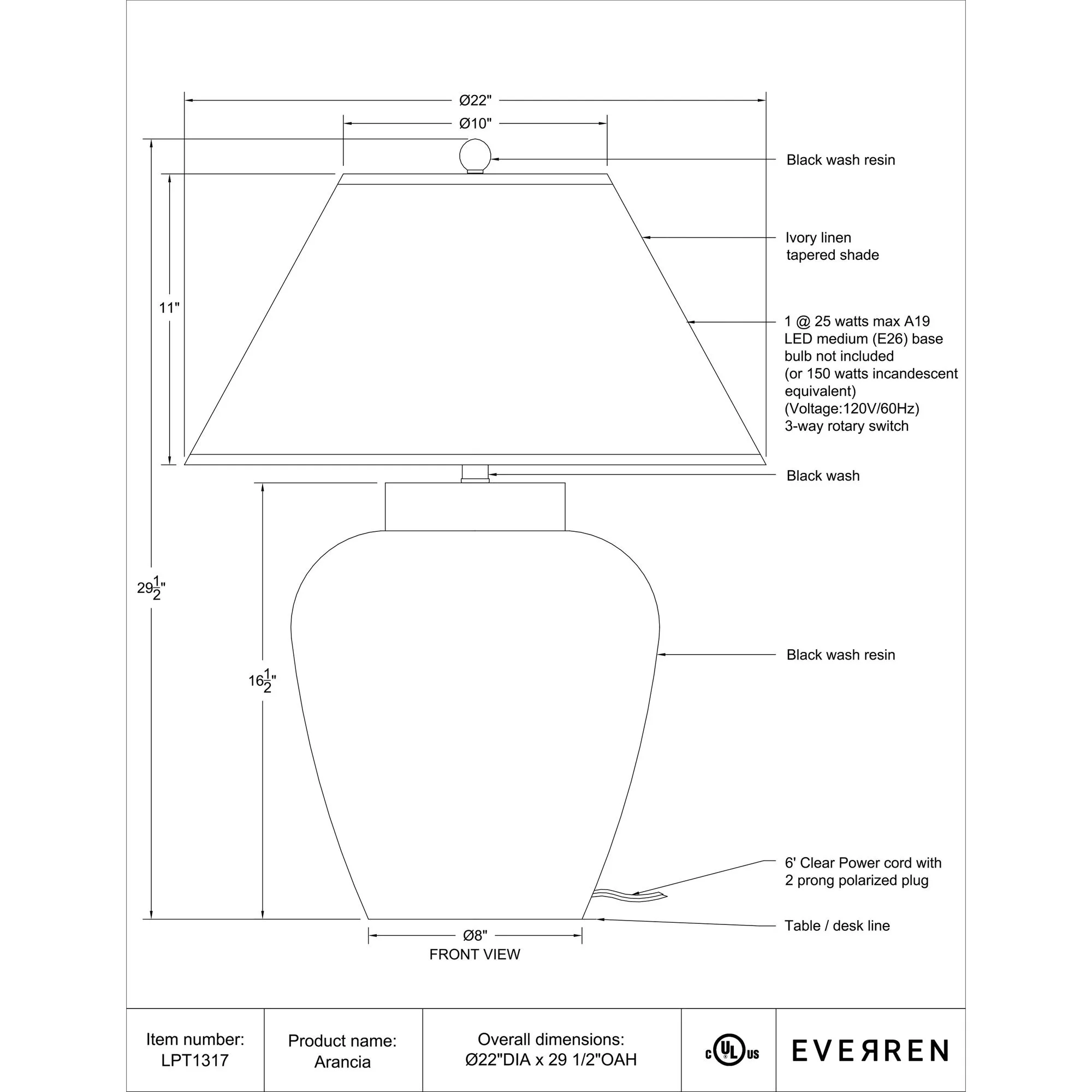 Lampe de table Avelyne - Image 5