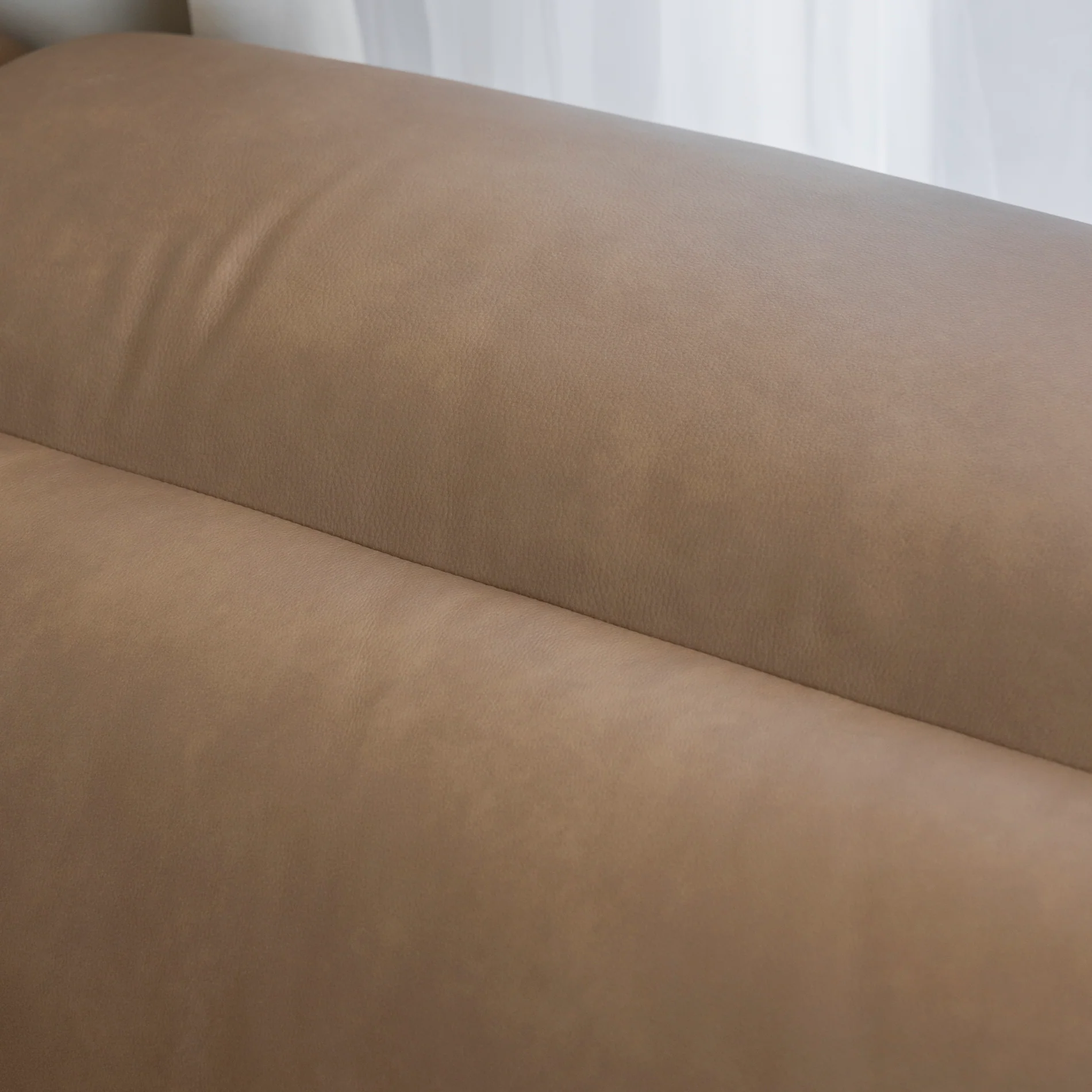 Sectionnel inclinable Austin en cuir café - Image 7