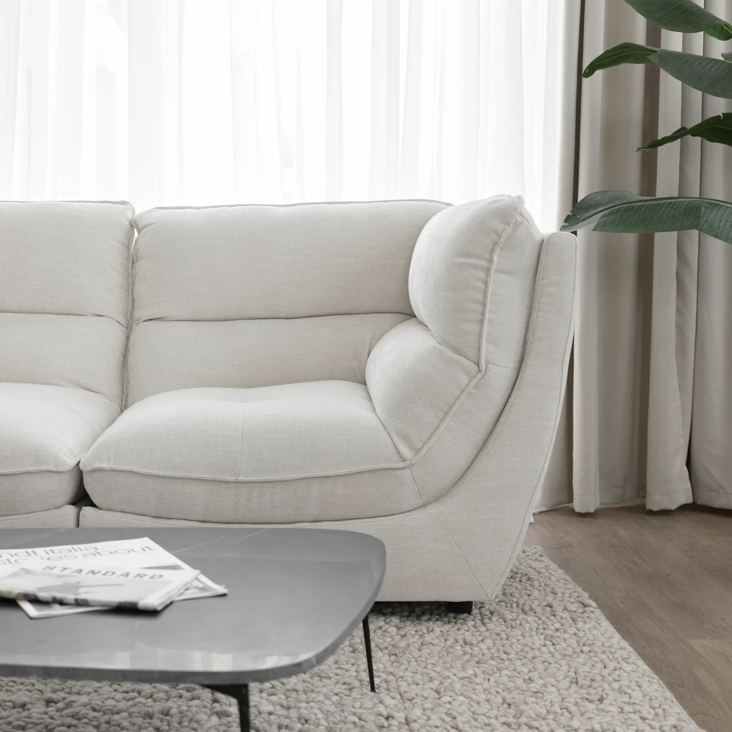 Modulaire Delano en tissu blé - Image 6