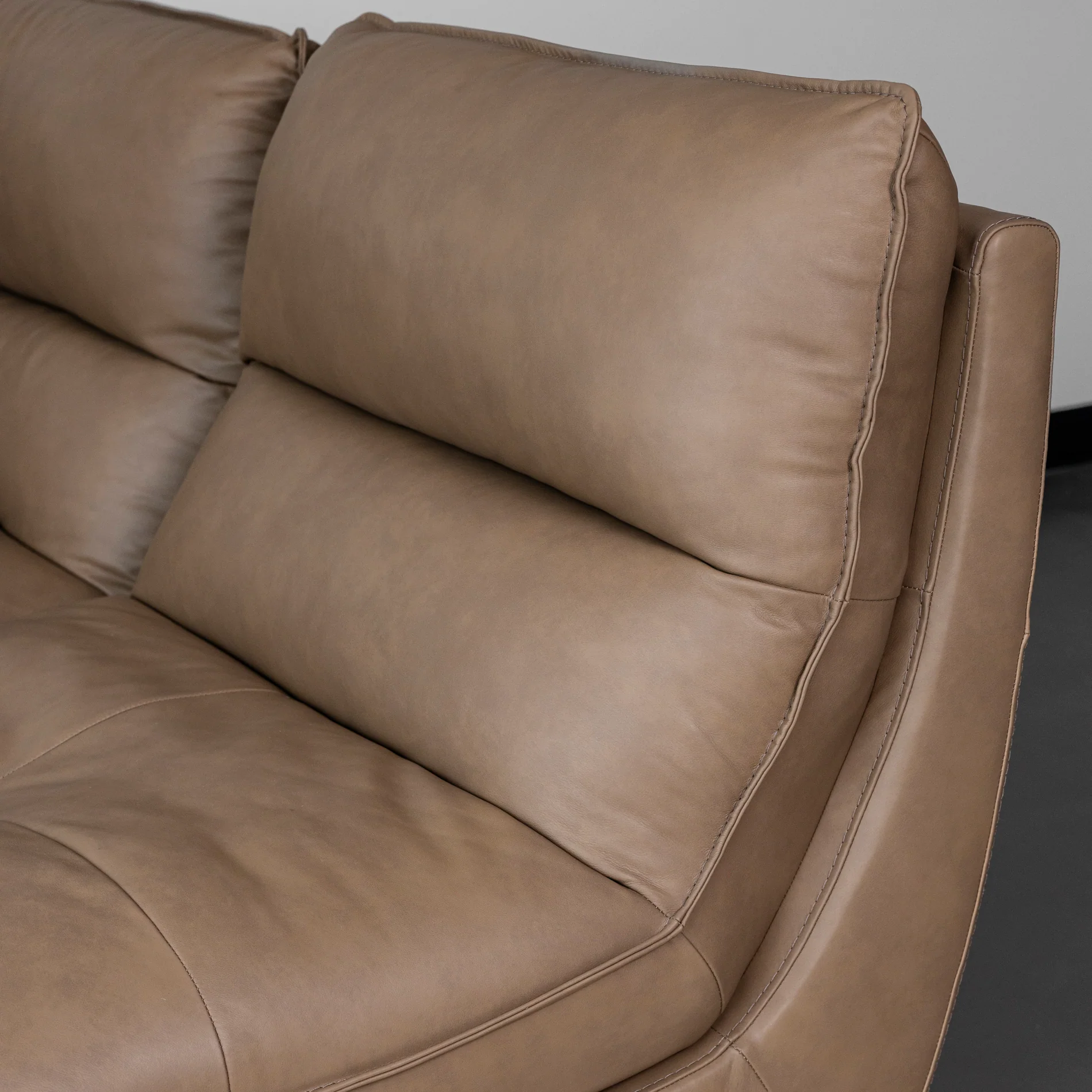 Modulaire Delano en cuir café - Image 6