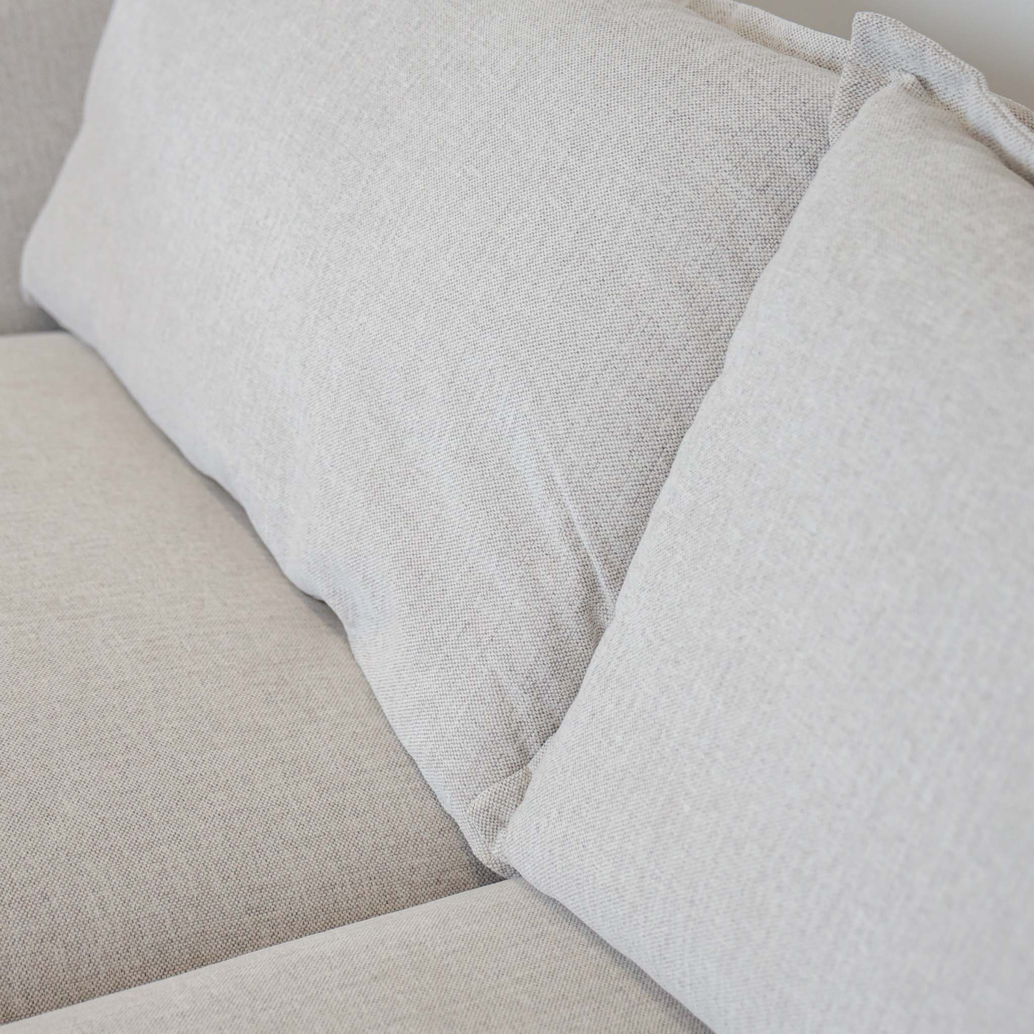 Modulaire deux morceaux en tissu greige pâle- Milan - Image 3