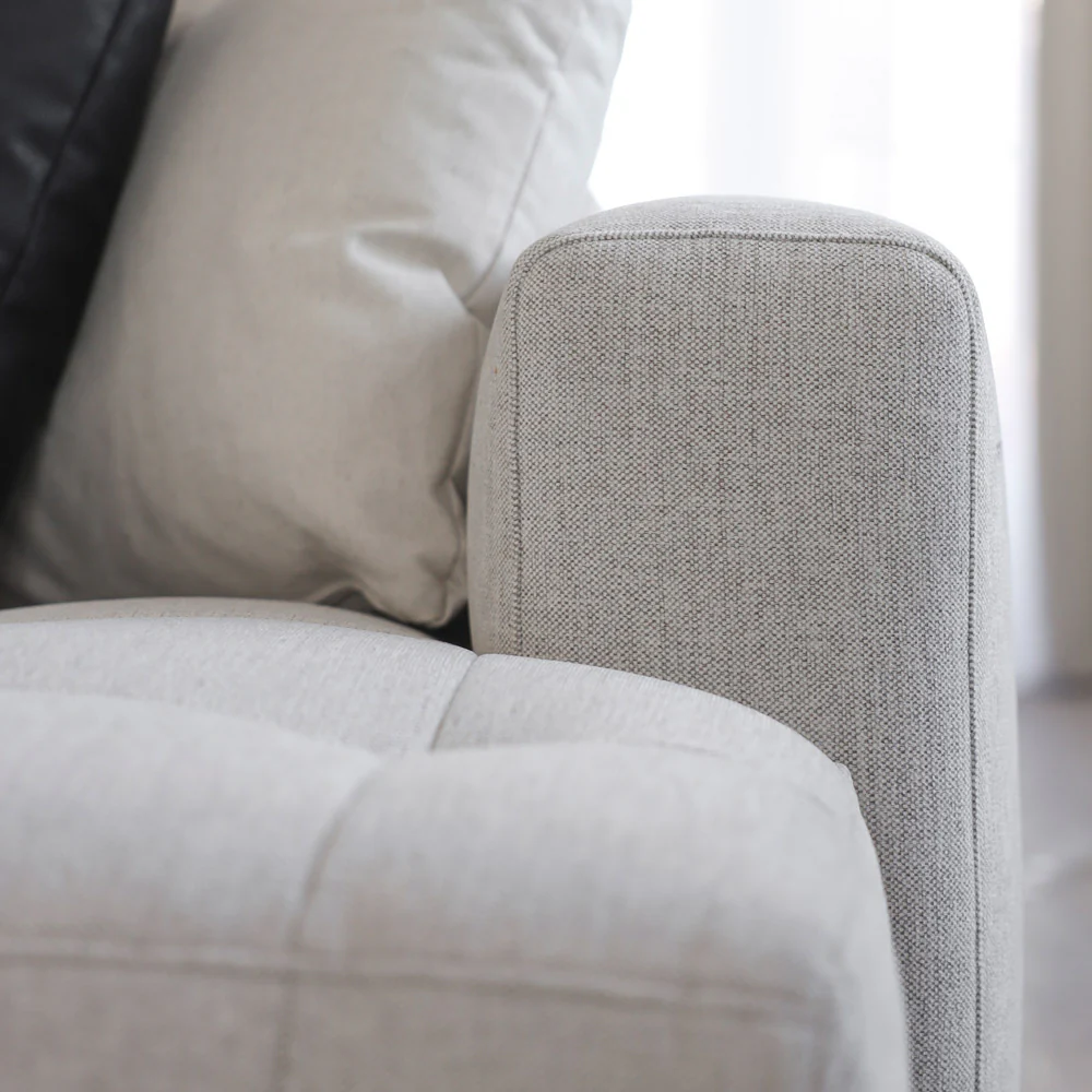 Modulaire Emma en tissu greige pâle - Image 10