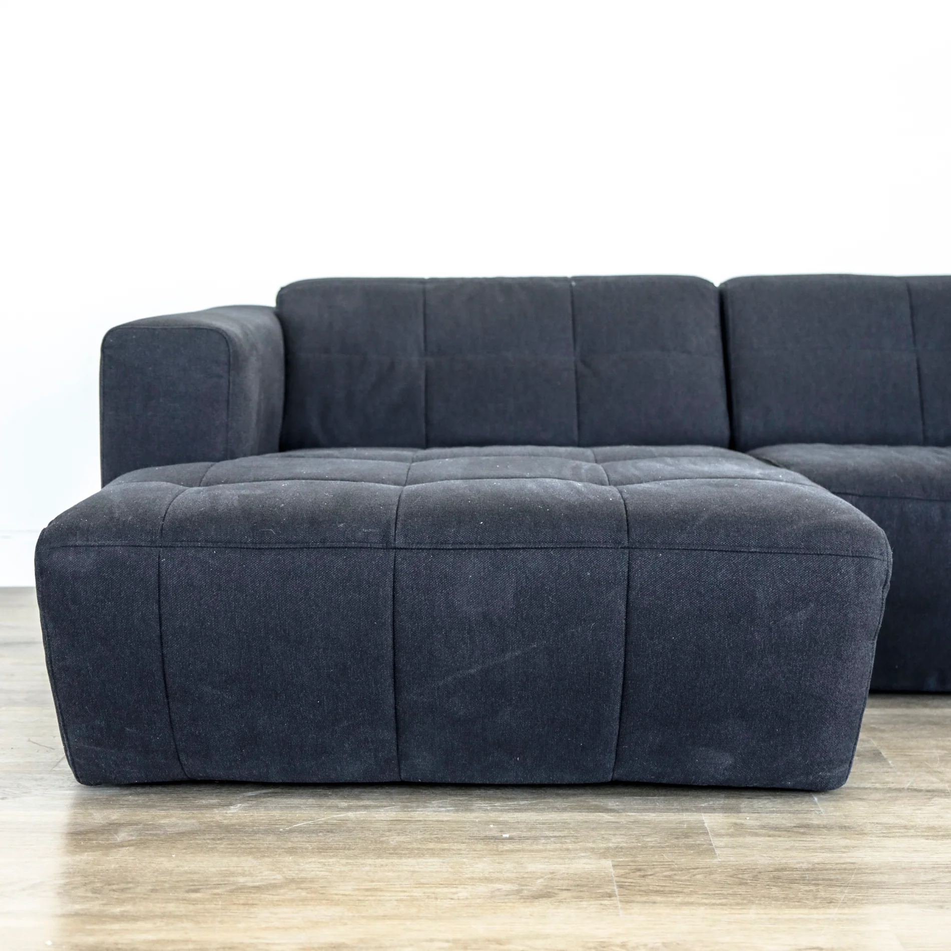 Modulaire 2 morceaux en tissu gris foncé - Emma - Image 2