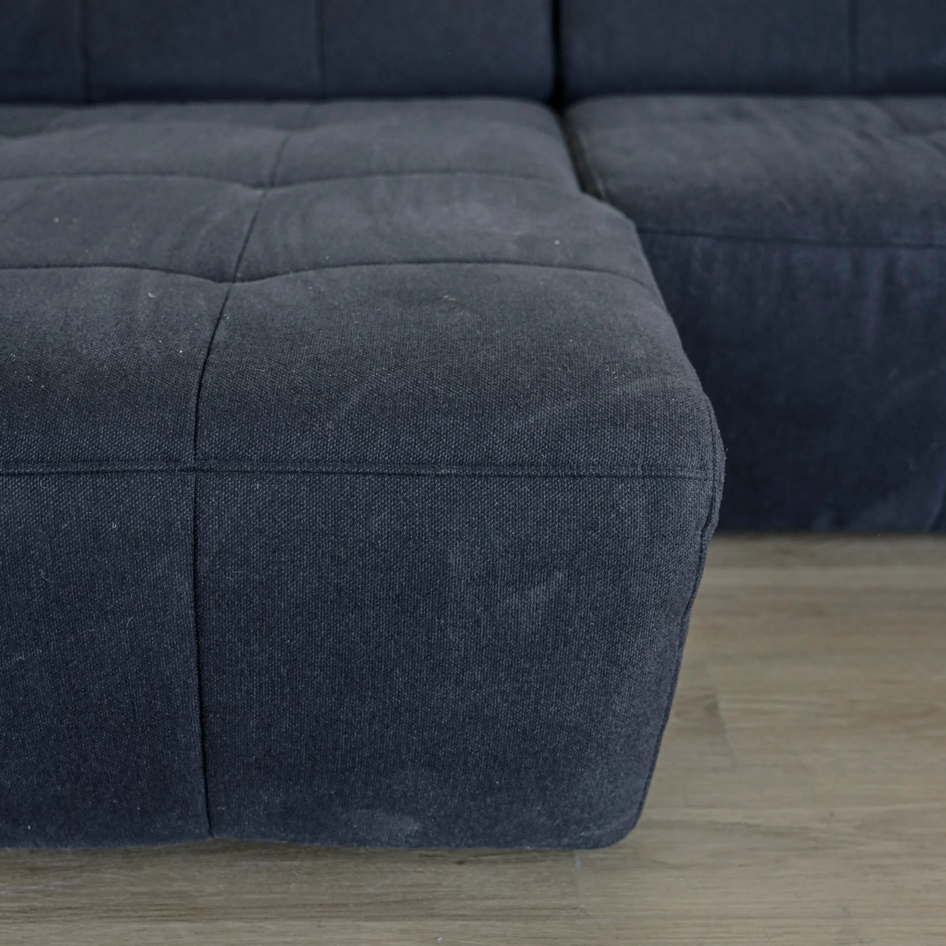 Modulaire 2 morceaux en tissu gris foncé - Emma - Image 5