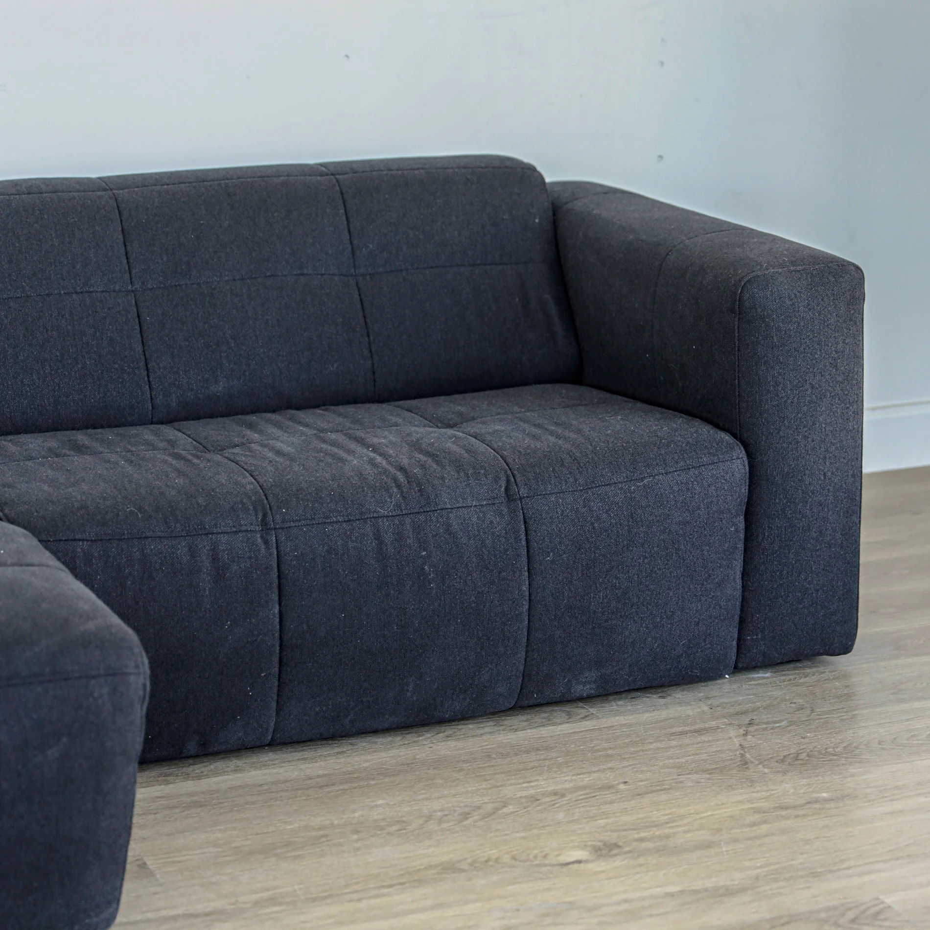Modulaire 2 morceaux en tissu gris foncé - Emma - Image 8