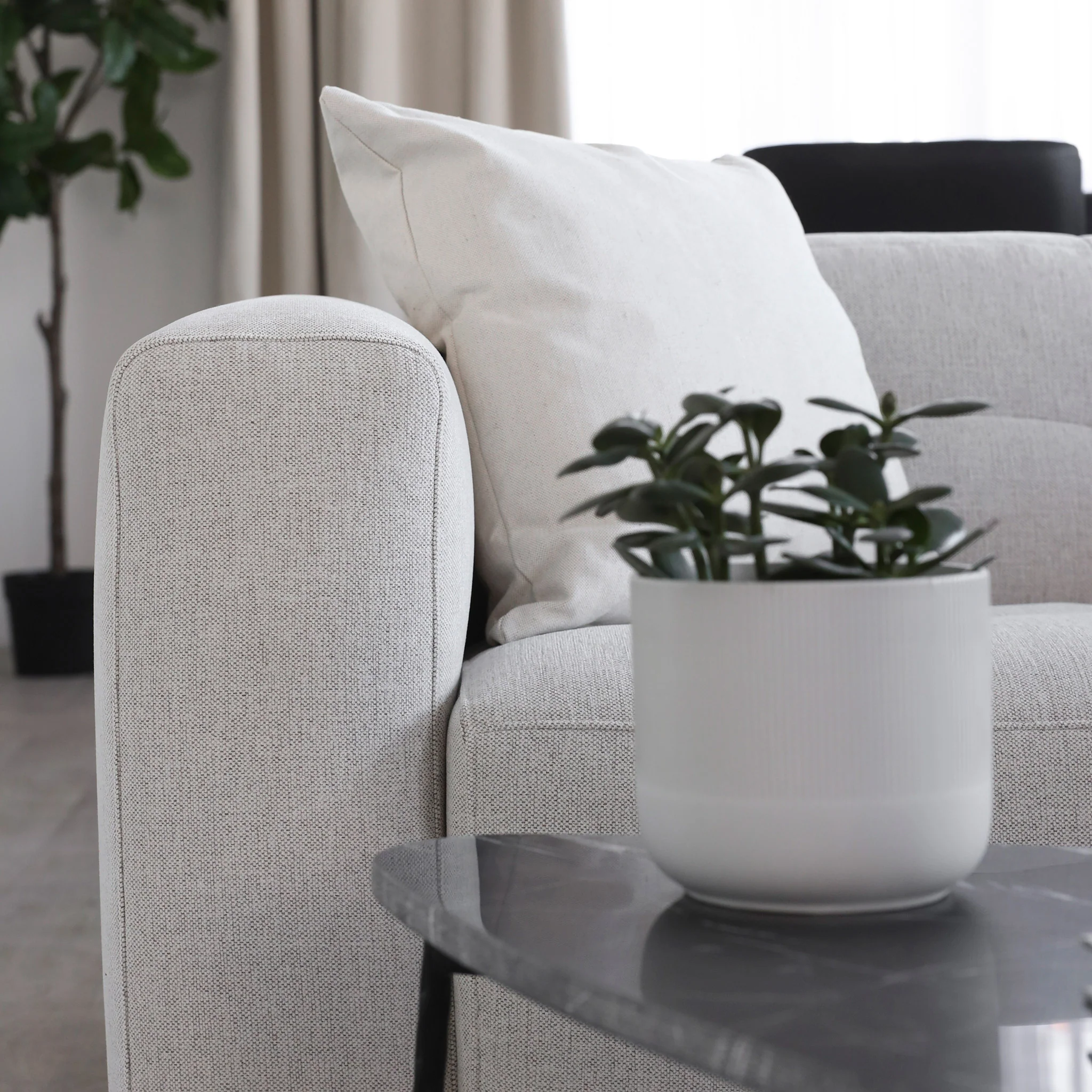 Modulaire Emma en tissu greige pâle - Image 24