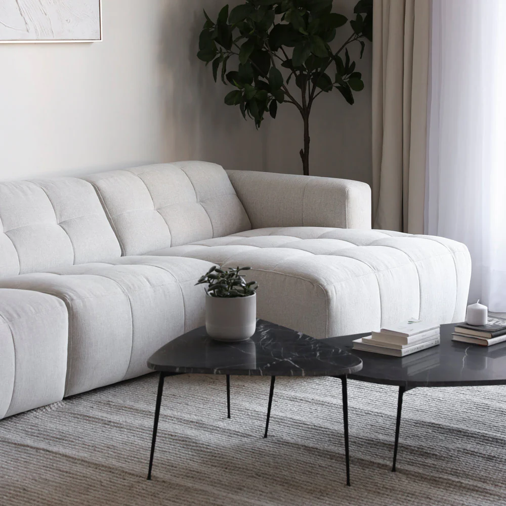 Modulaire Emma en tissu greige pâle - Image 7