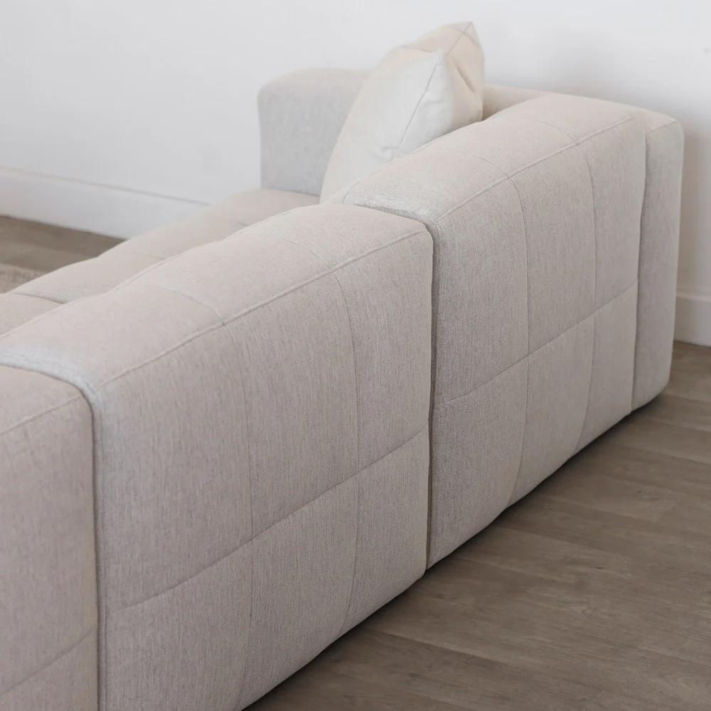 Modulaire Emma en tissu greige pâle - Image 8