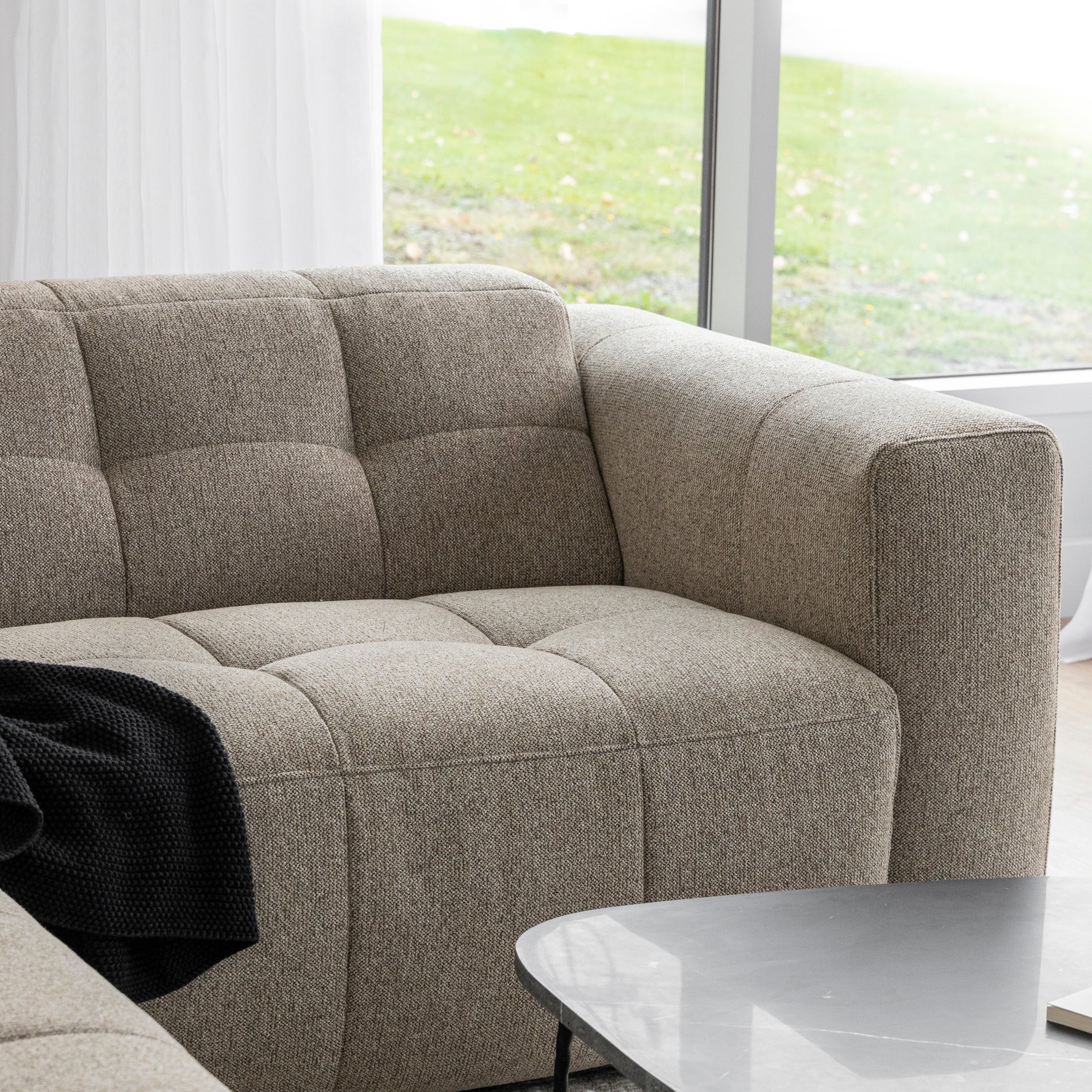 Modulaire Emma en tissu sésame - Image 3
