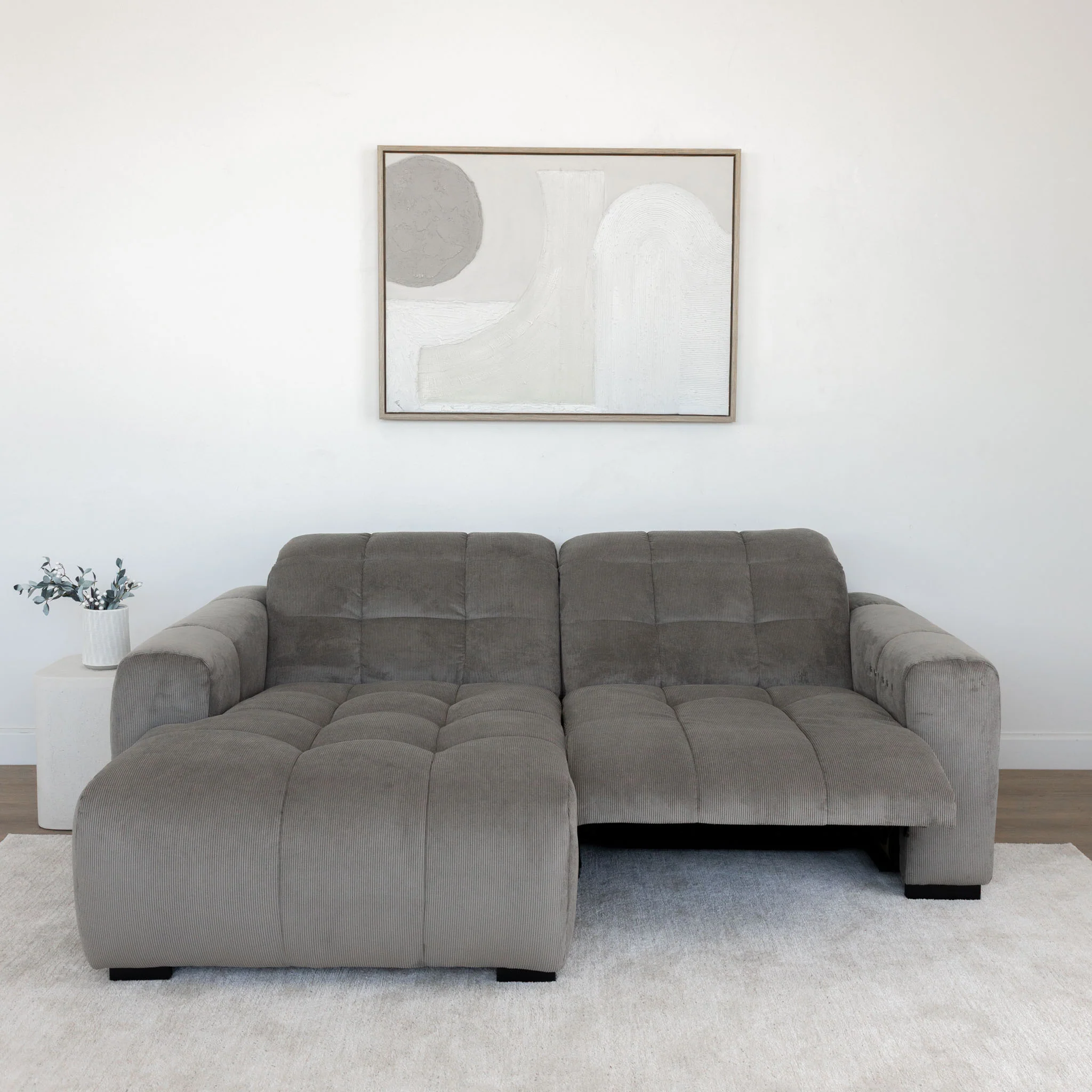 Sectionnel inclinable et en velours - Esther - Image 21