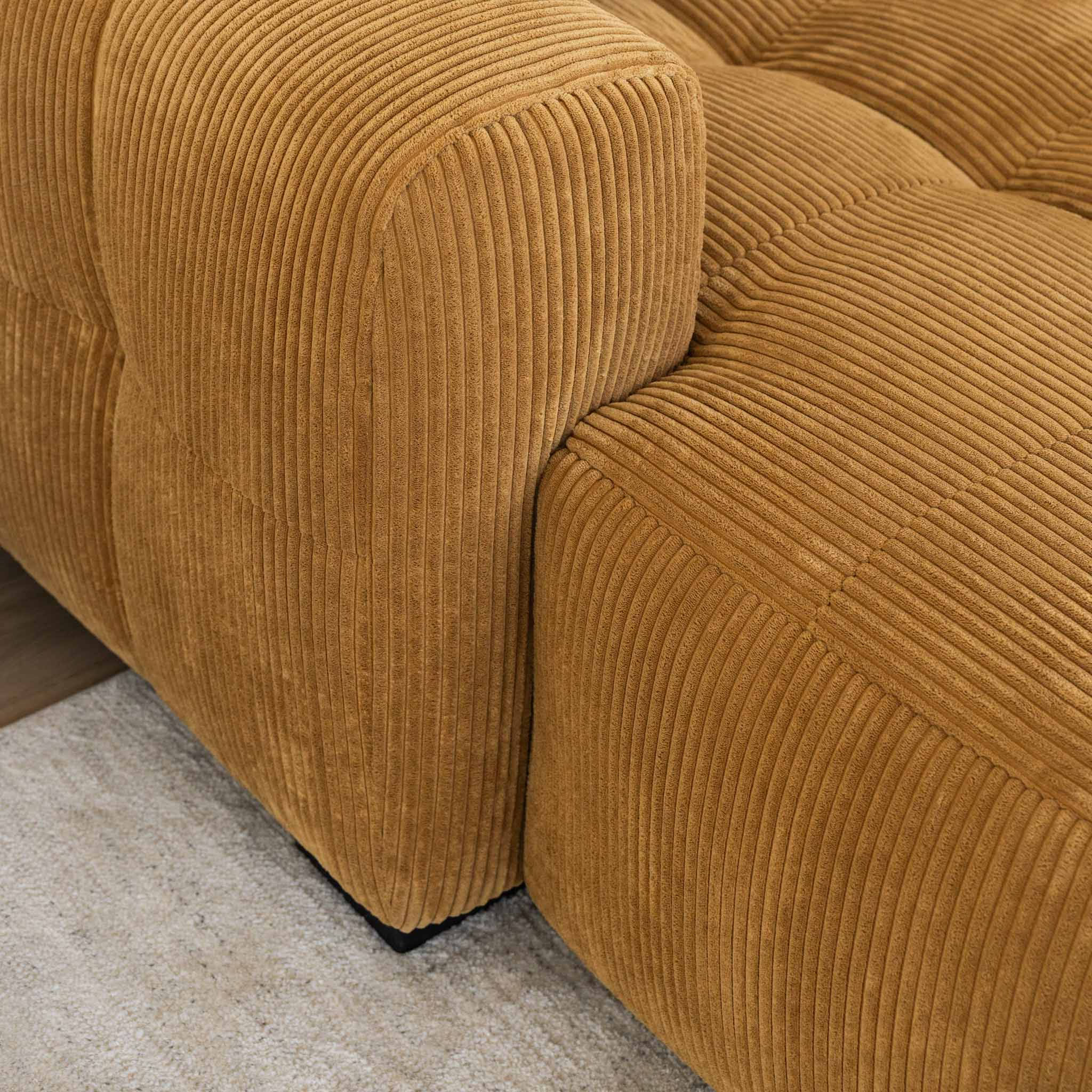 Sectionnel inclinable et en velours - Esther - Image 8