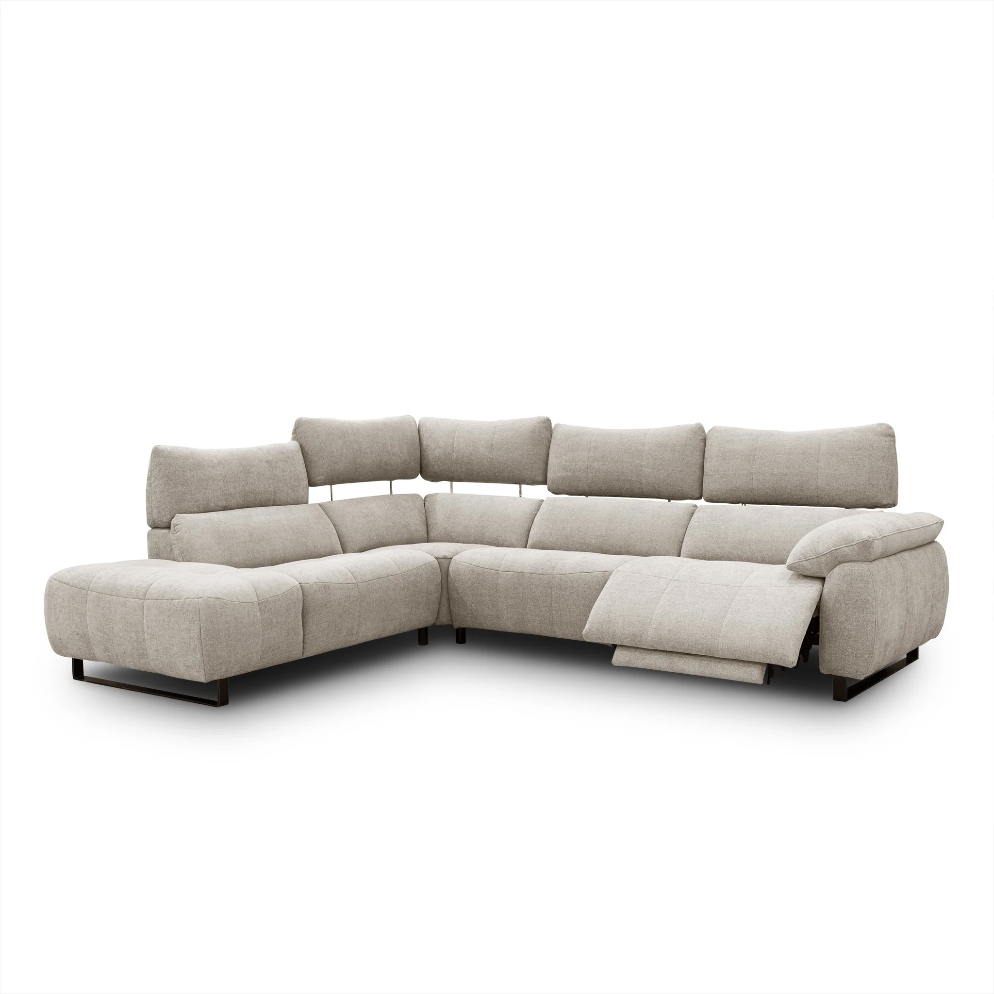 Sectionnel Gaspard en tissu sable fin - Image 10