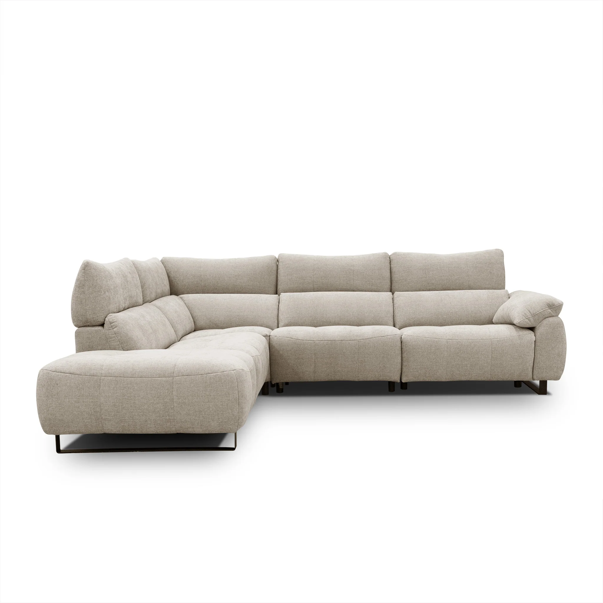 Sectionnel Gaspard en tissu sable fin - Image 11