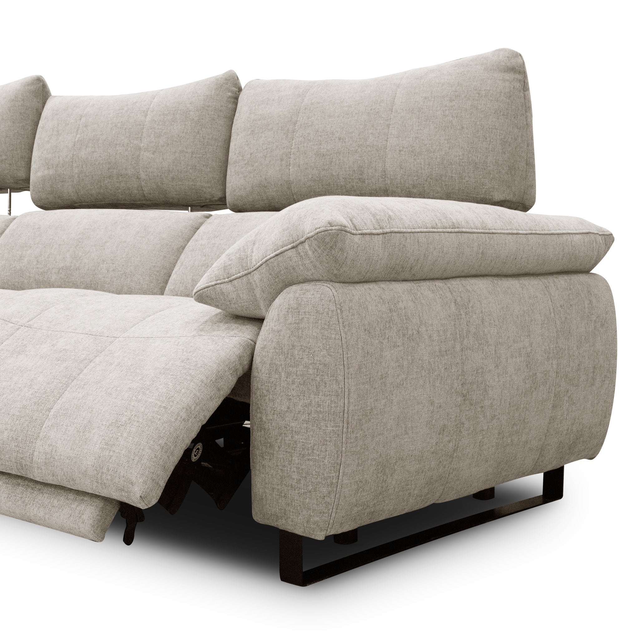 Sectionnel Gaspard en tissu sable fin - Image 14