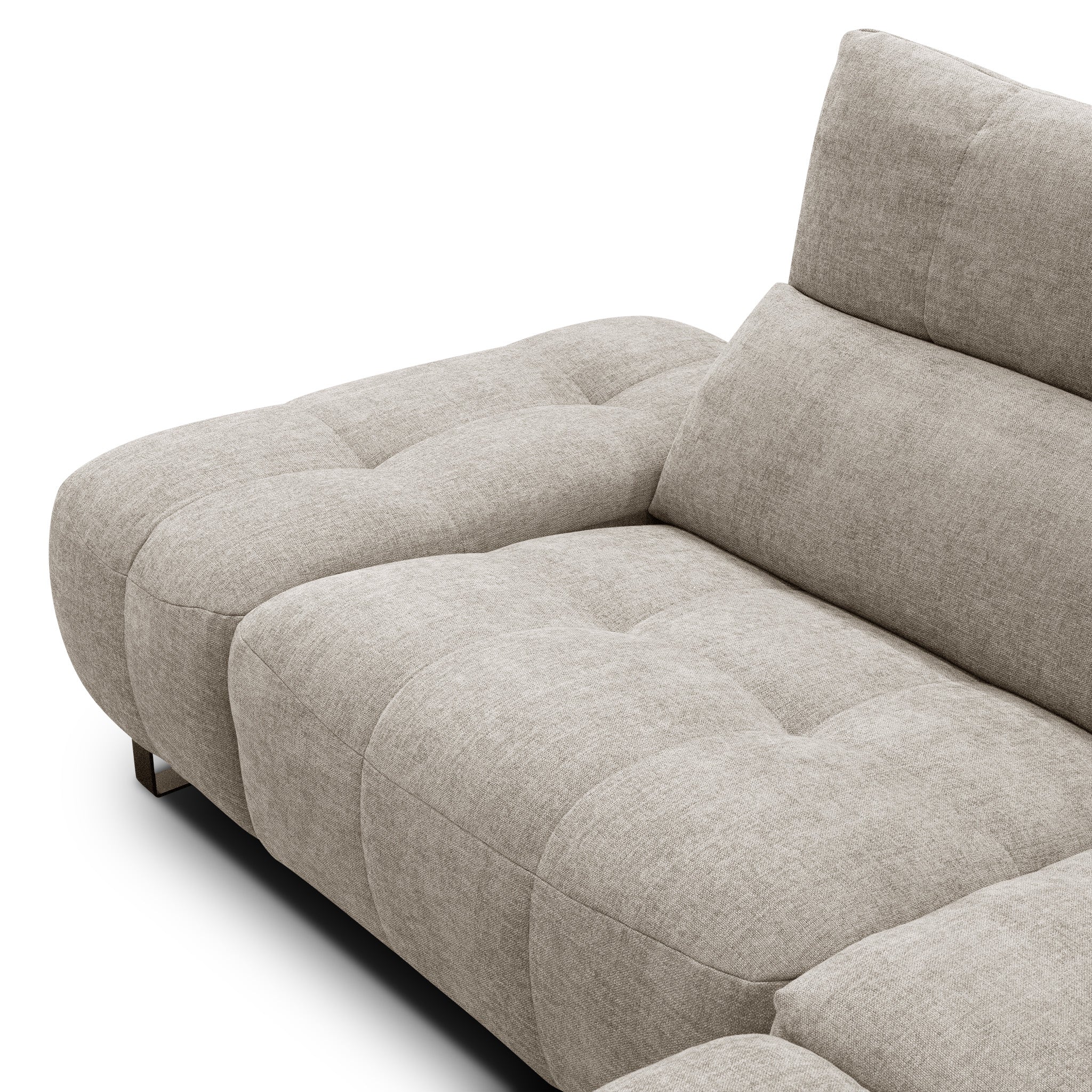 Sectionnel Gaspard en tissu sable fin - Image 15