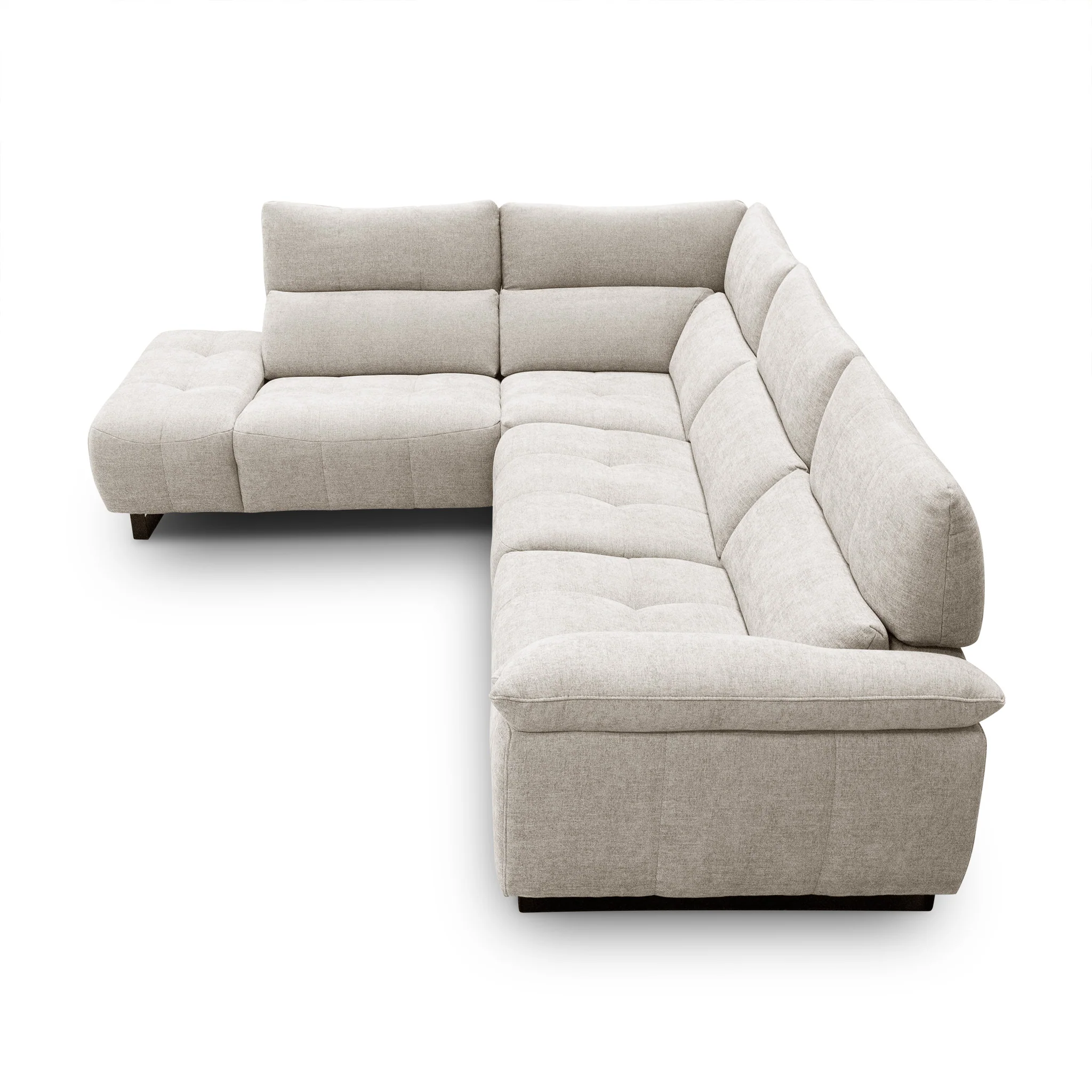 Sectionnel Gaspard en tissu sable fin - Image 17