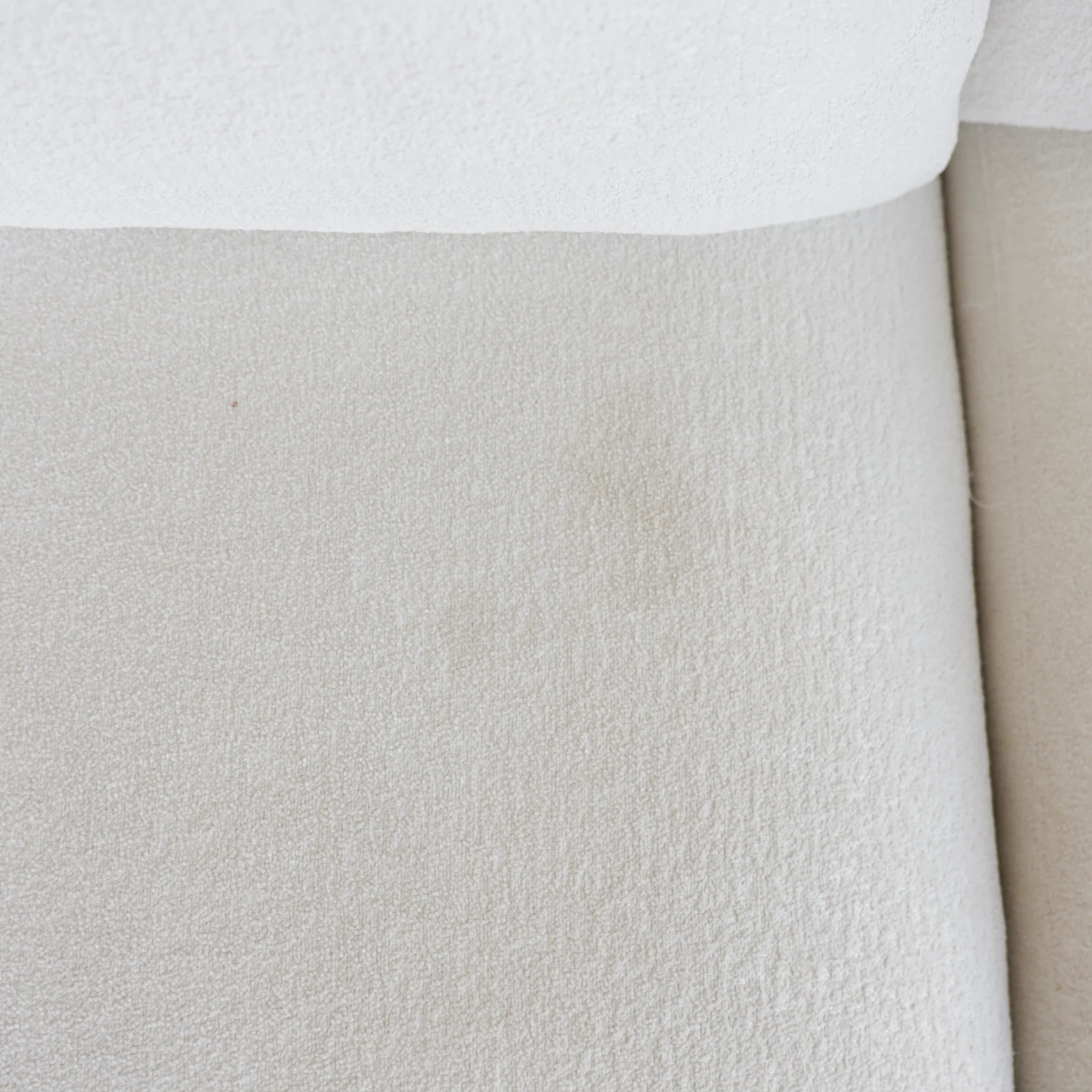 Modulaire 2 morceaux en tissu bouclé crème - Henri - Image 11