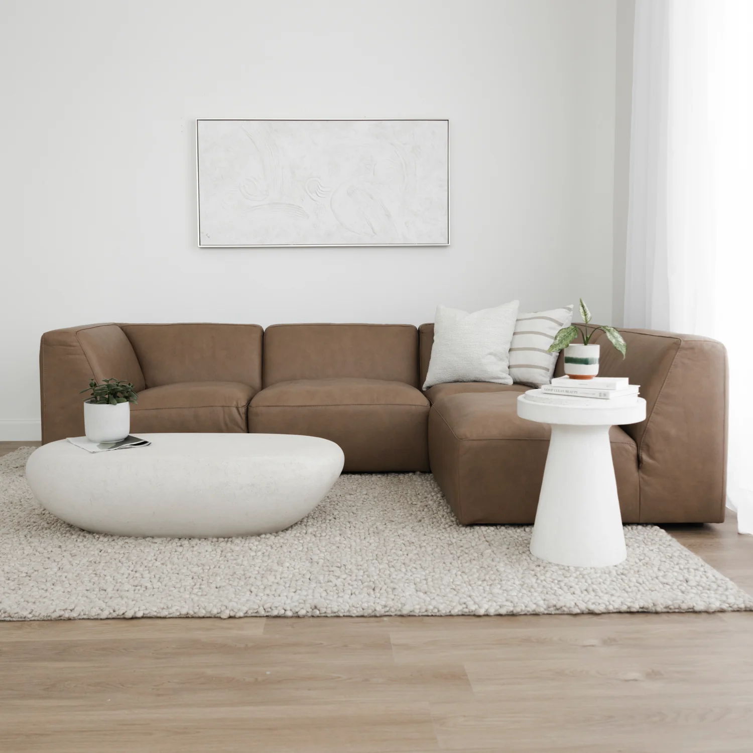 Modulaire Maverick en cuir café - Image 4